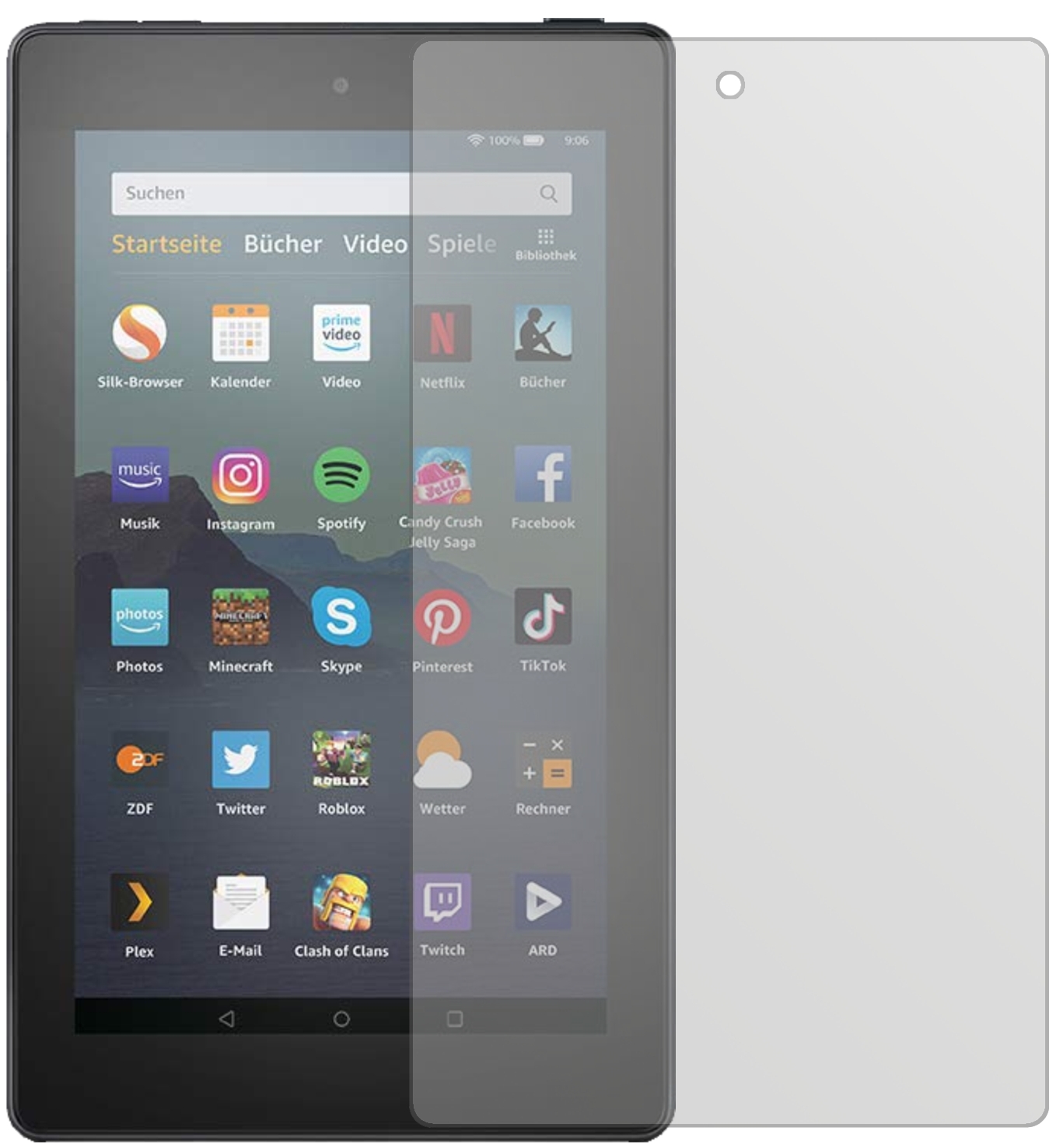 Screen protector for amazon fire 7 tablet (2019) Dipos protectors matte