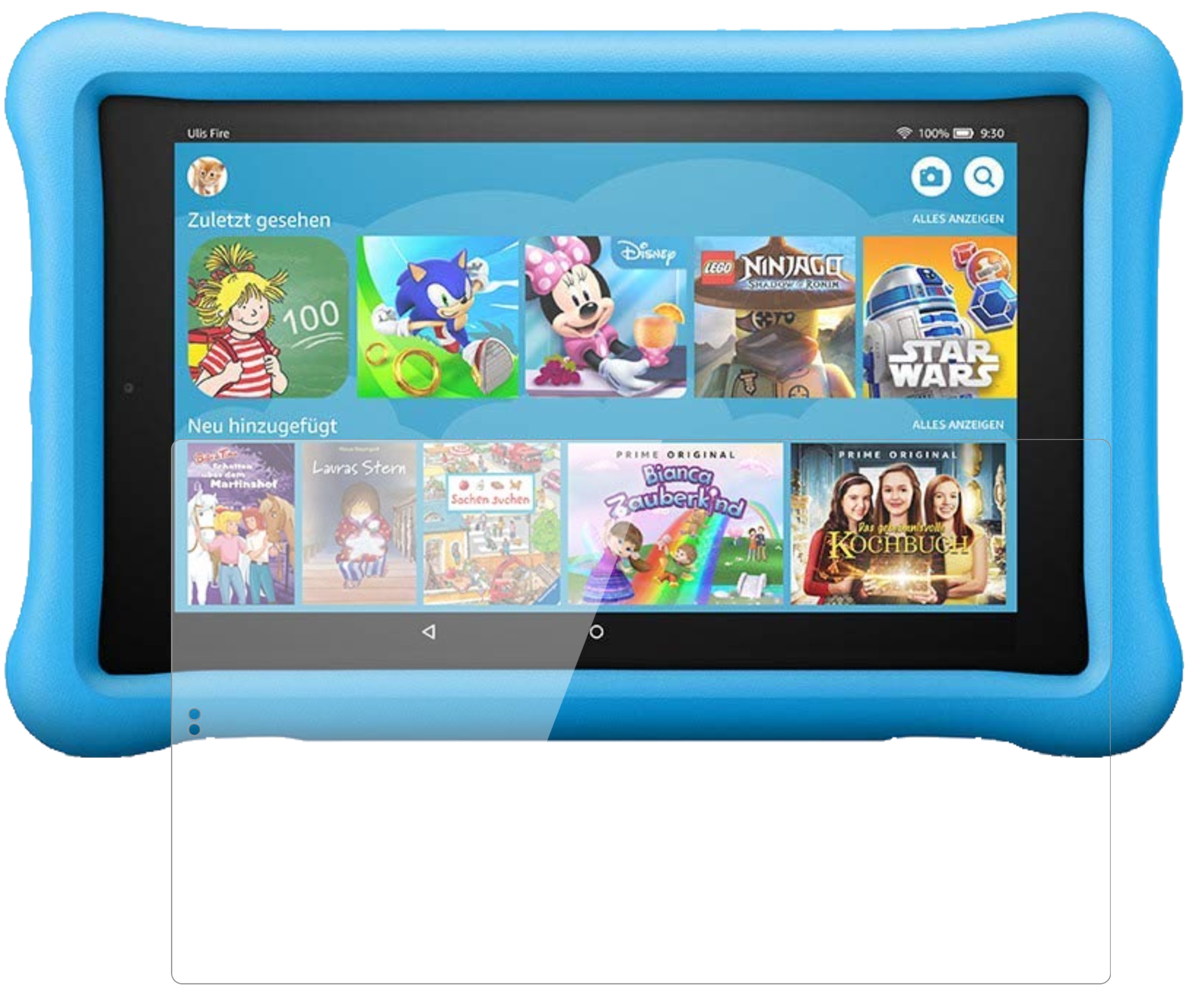 Screen Protector Amazon Fire HD 8 Kids Edition (2018) Flexible Glass 9H