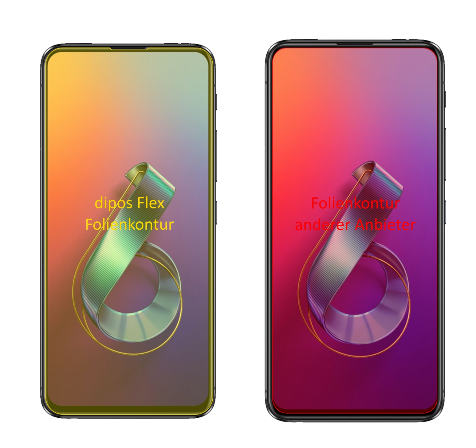 dipos I Protezione Vista Compatibile con ASUS Zenfone 6
