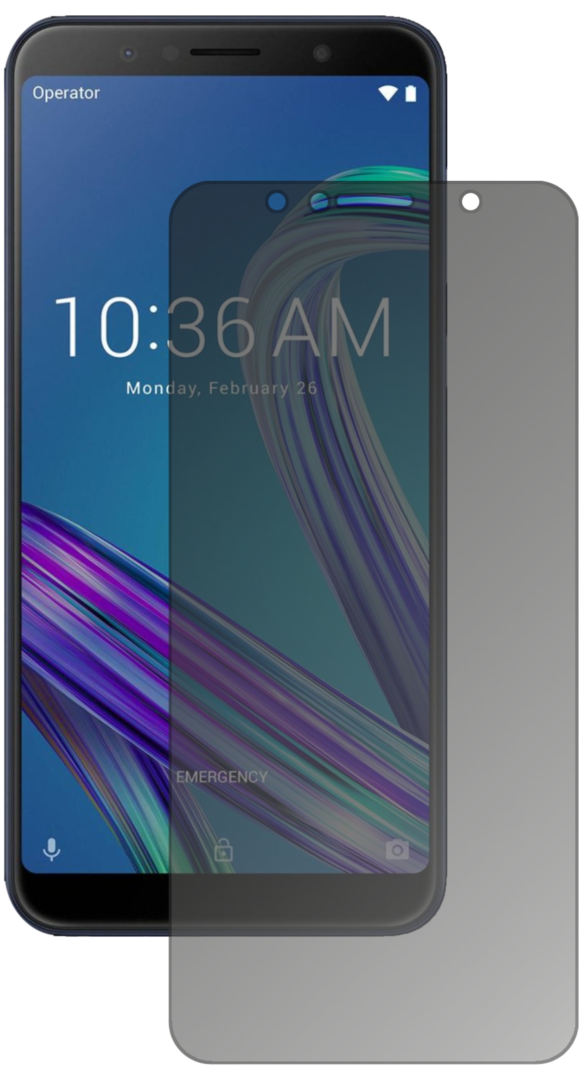 Pellicola Protettiva Privacy 4 Lati Per ASUS ZenFone Max Pro (M2) – Dipos, Anti-Sguardo, Resistente Ai Graffi, Made In Germany - 2