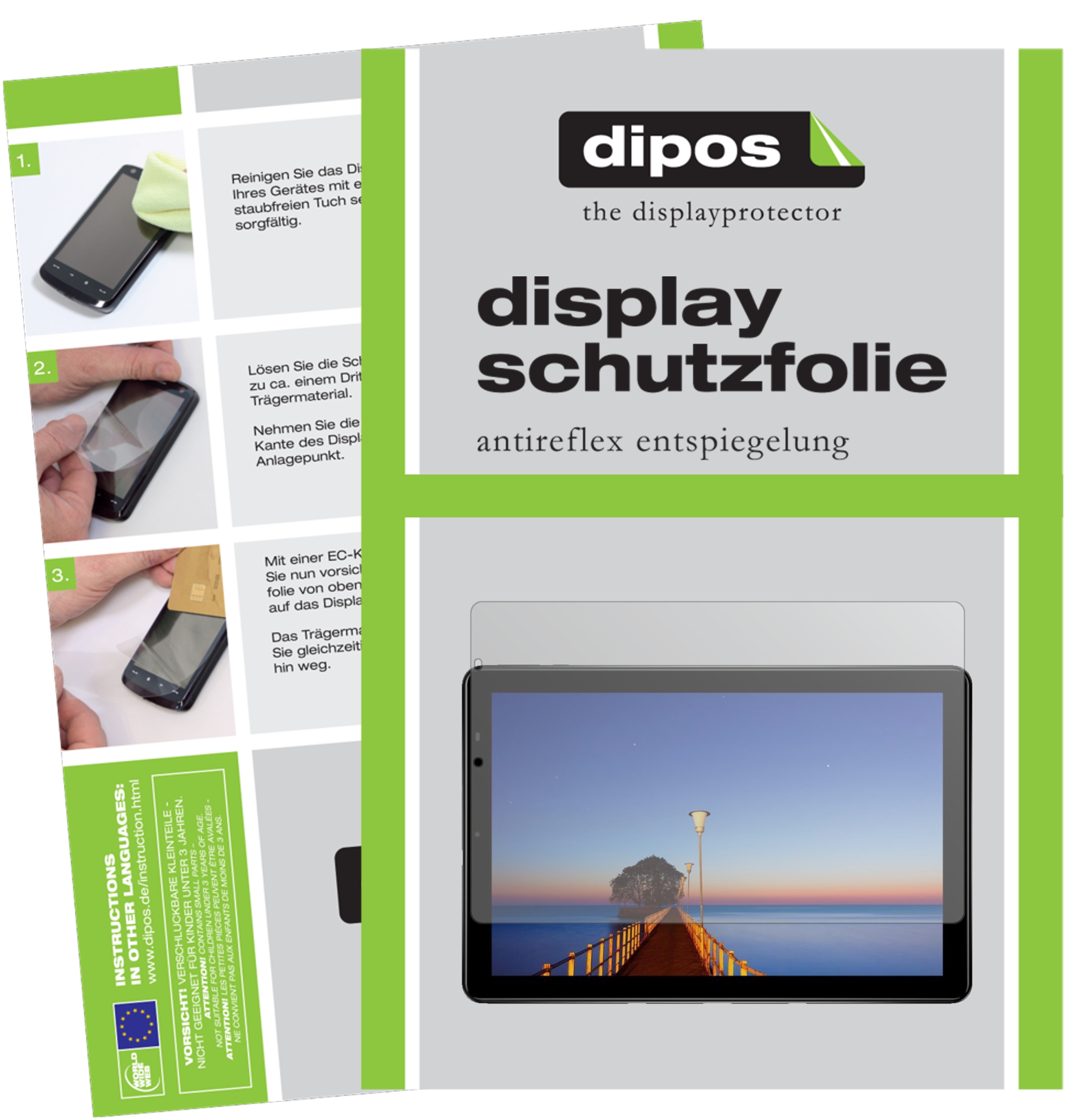 2x Pellicola per Chuwi Hi9 Plus Protettiva Protezione Schermo Antiriflesso dipos