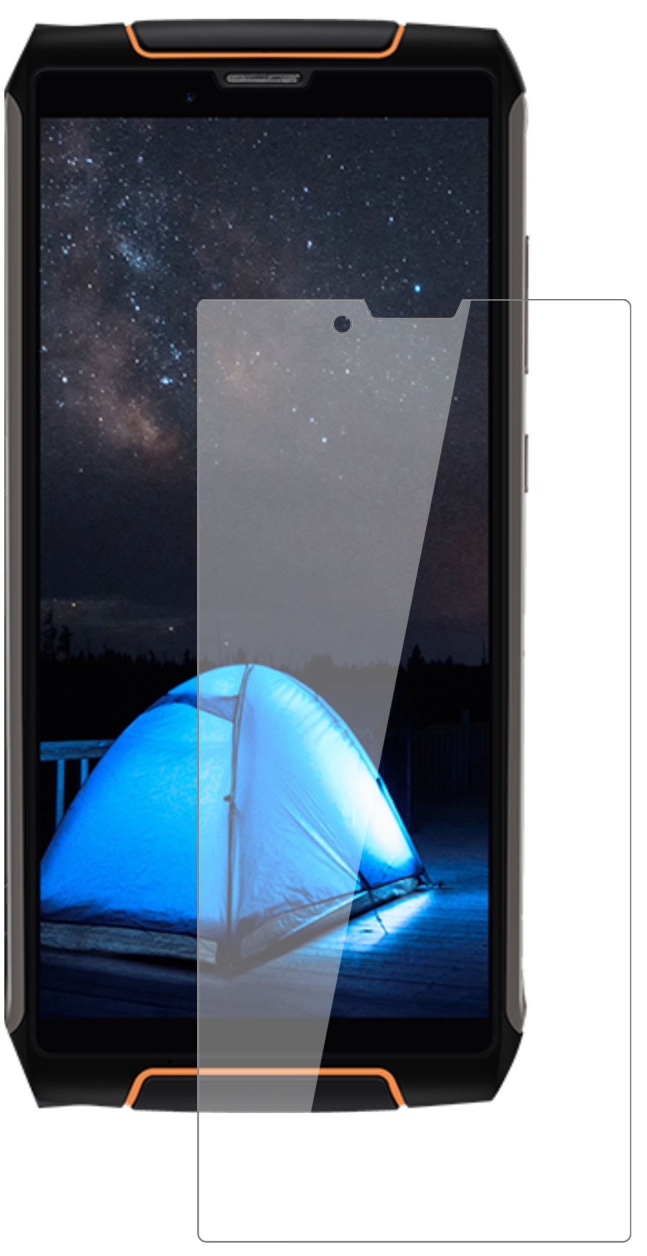 dipos I 2X Pellicola Protettiva Compatibile con Cubot King Kong 3