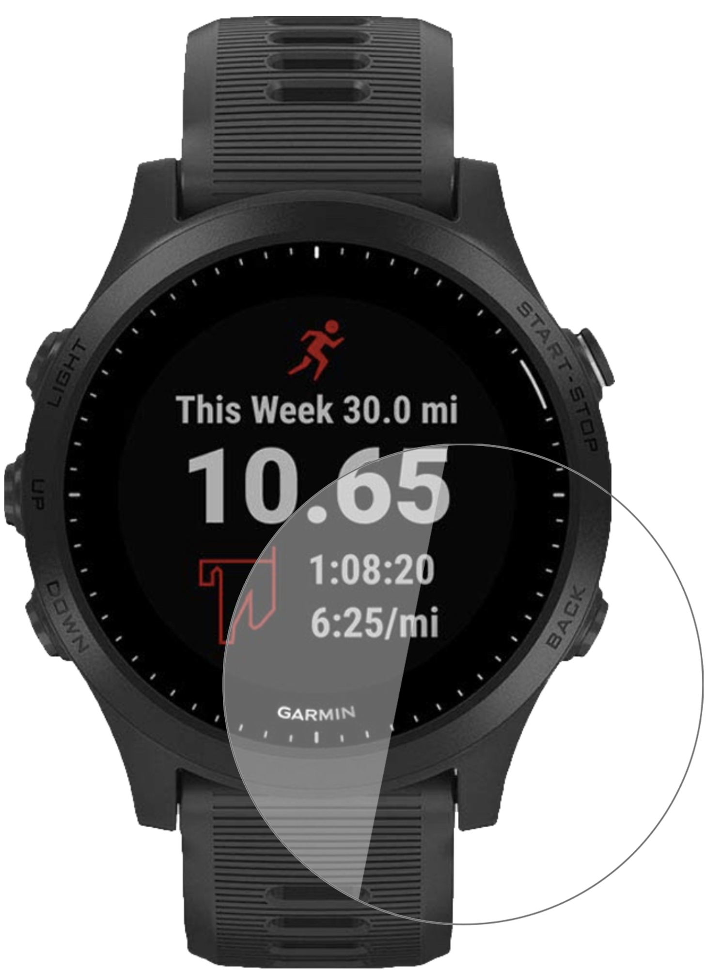 MWOOT (4 Pièces Protection Écran Compatible avec Garmin Forerunner 45