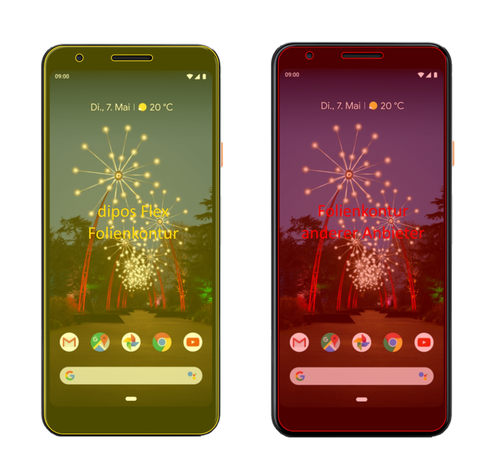 Dipos 6x Pellicola Protettiva Antiriflesso Per Google Pixel 4 XL - Opaca, Anti-impronta, Taglio Laser, Made In Germany, Senza Residui