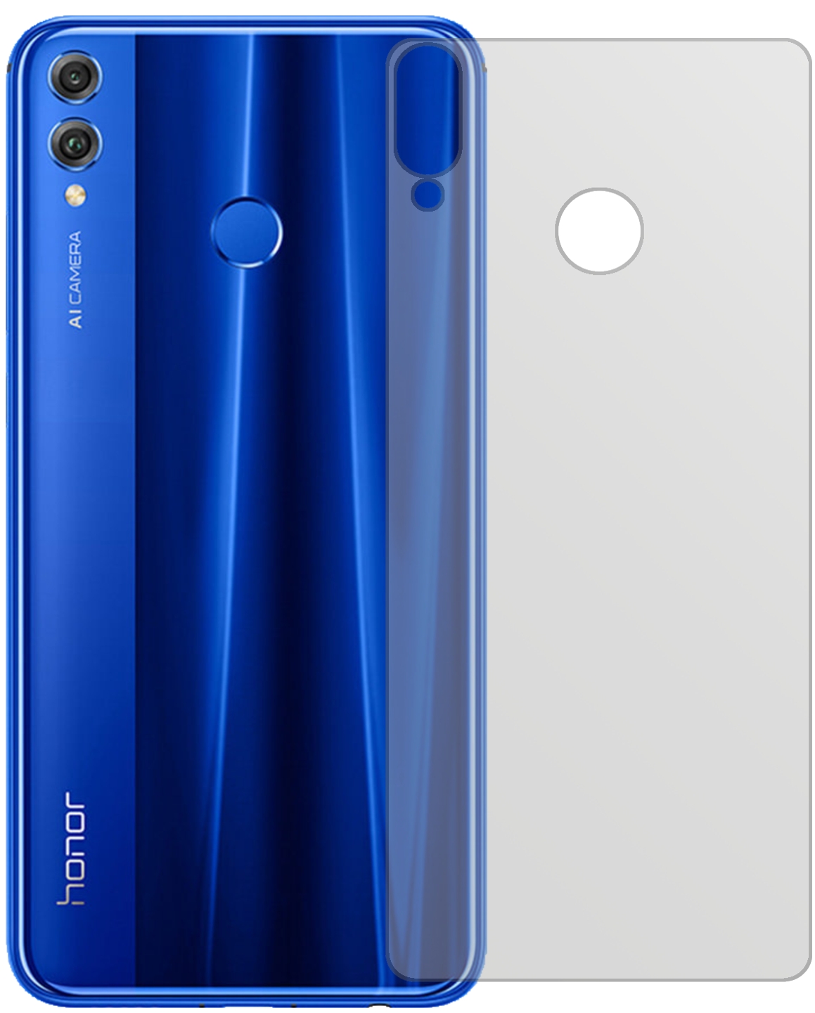 2x Pellicola per Honor View 10 Lite Protettiva Protezione Antiriflesso dipos