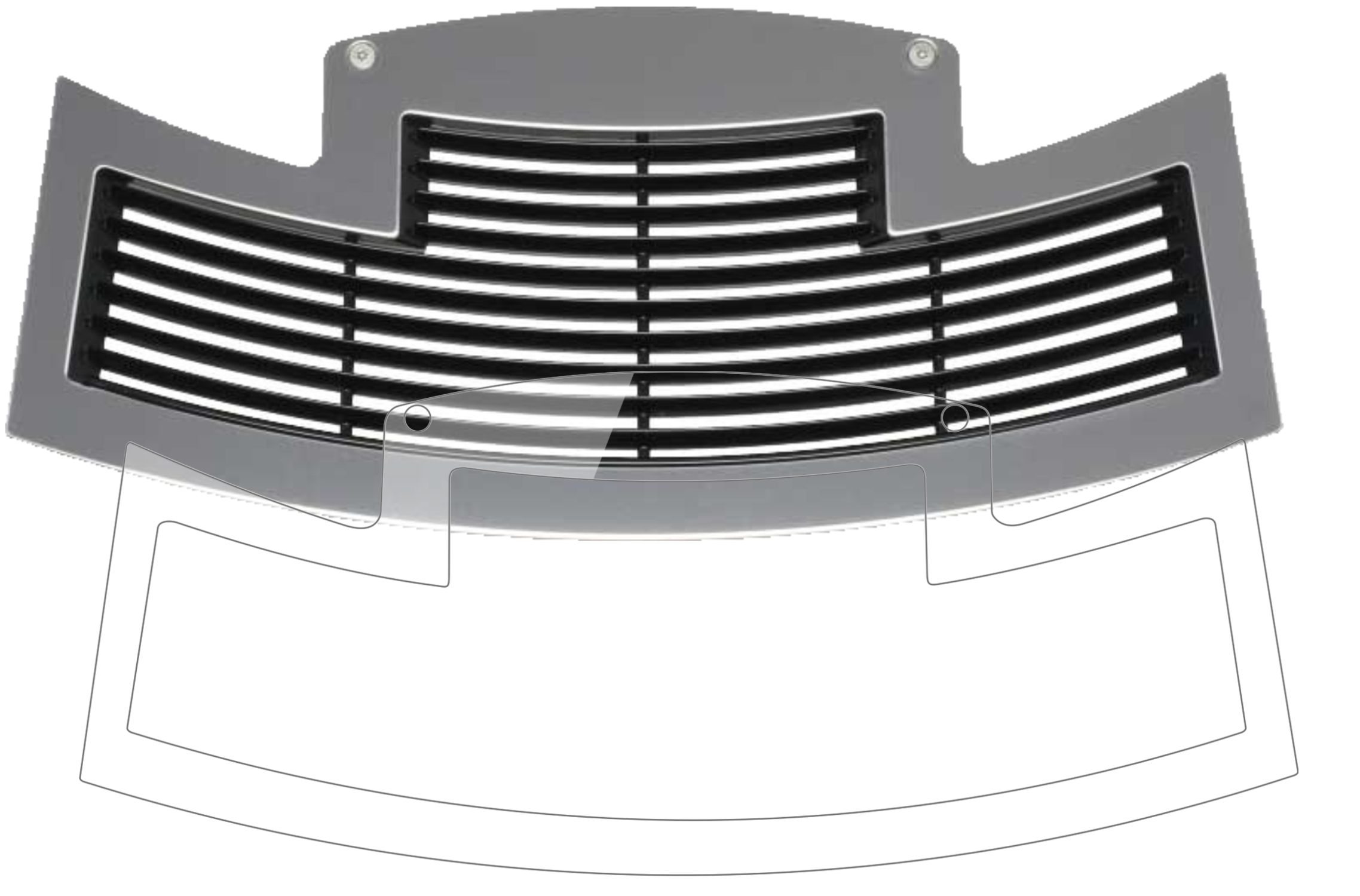 Schutzfolie für Jura E8 Tropfblech bis Modell 2017 Anti-Shock klar 9H Folie