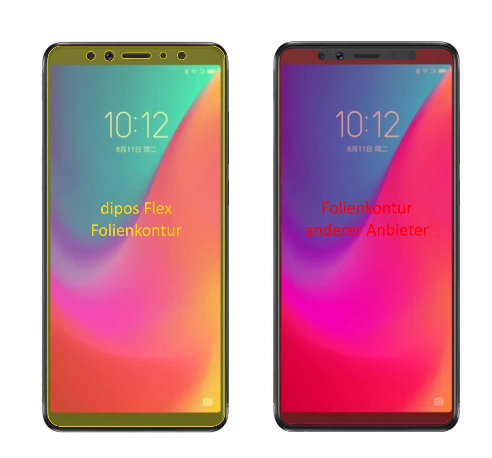 Dipos Pellicola Protettiva Antiriflesso Per Lenovo K5 Pro (2 Pezzi) - Opaca E Anti-impronta - 2