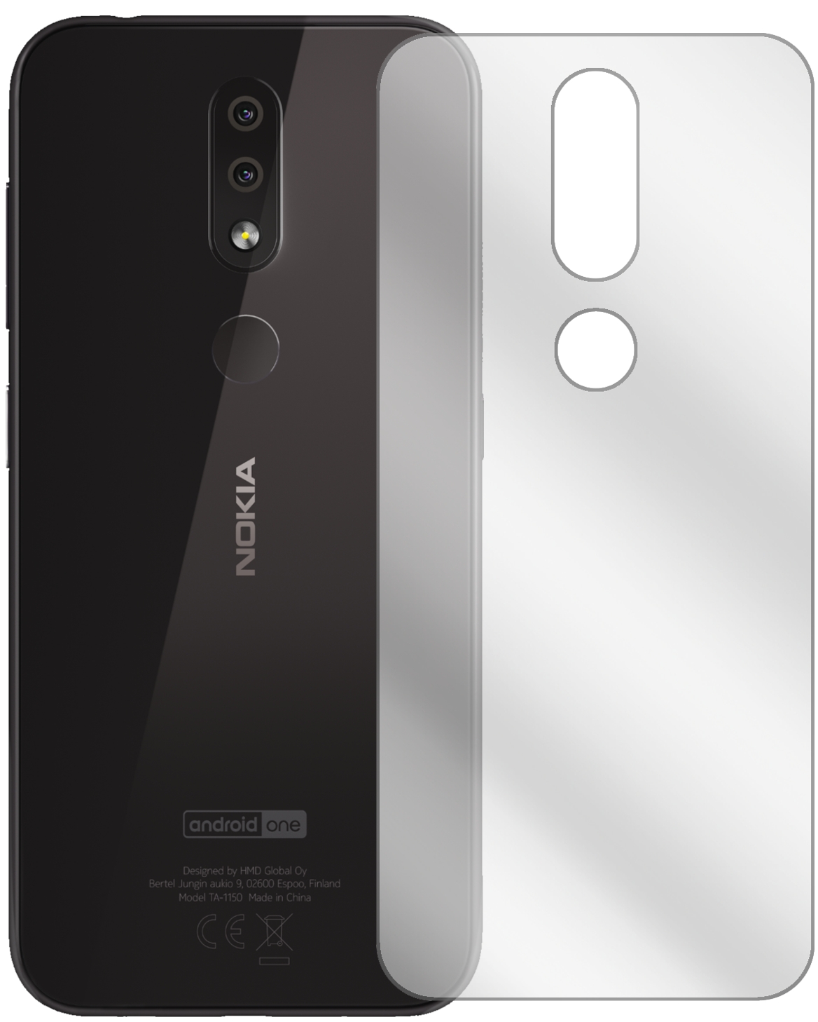 2x Pellicola Protettiva per Nokia 4.2 rivestimento al 100