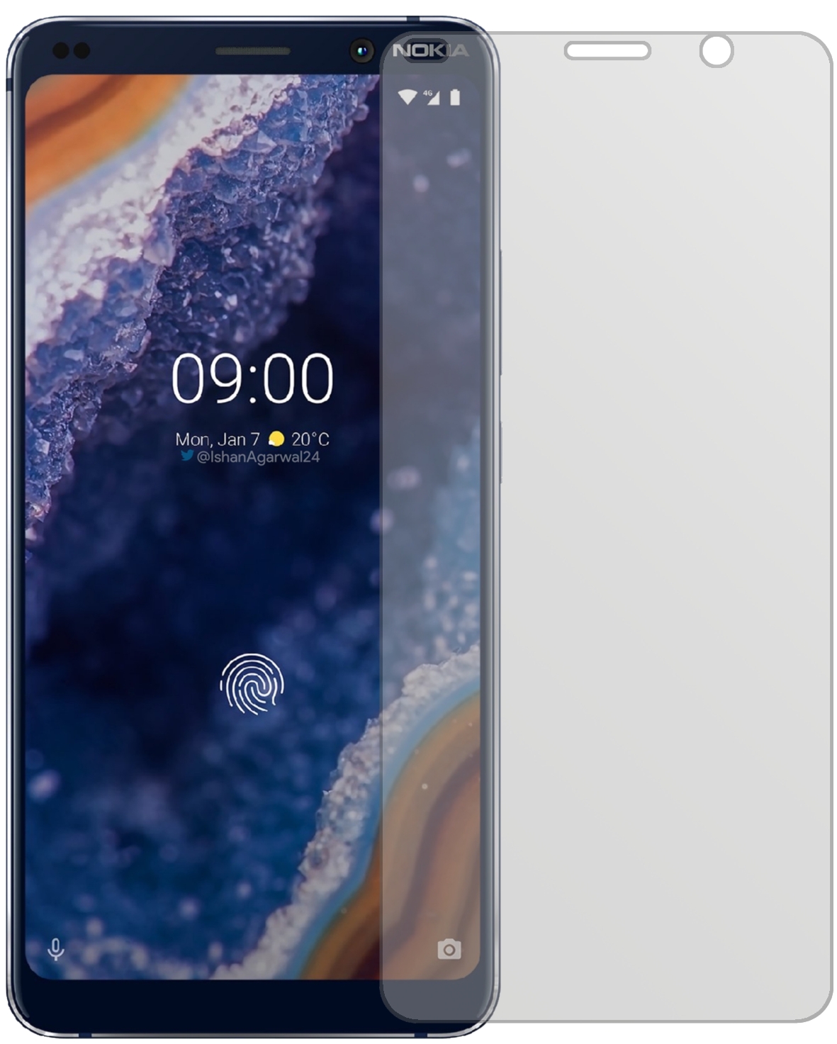 Dipos 6X Pellicola Protettiva Antiriflesso Per Nokia 9 PureView – Opaca, Anti-impronta – Made In Germany