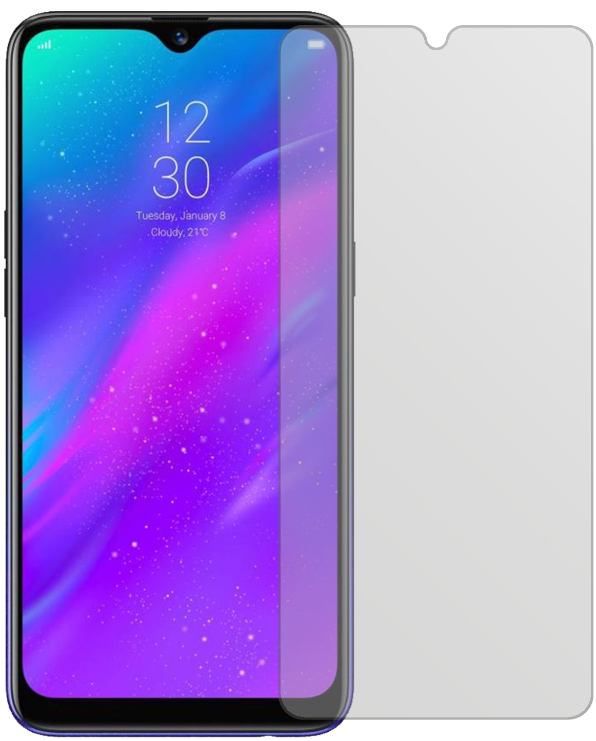 5x Pellicola Protettiva per Oppo Realme 8 Pro Protezione Schermo Antiriflesso