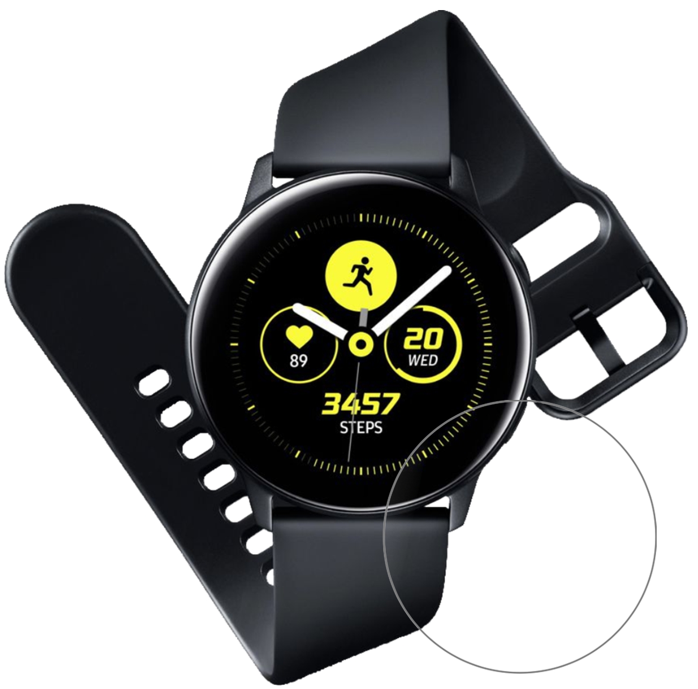 Screen Protector for Samsung Galaxy Watch Active matte Flexible Glass