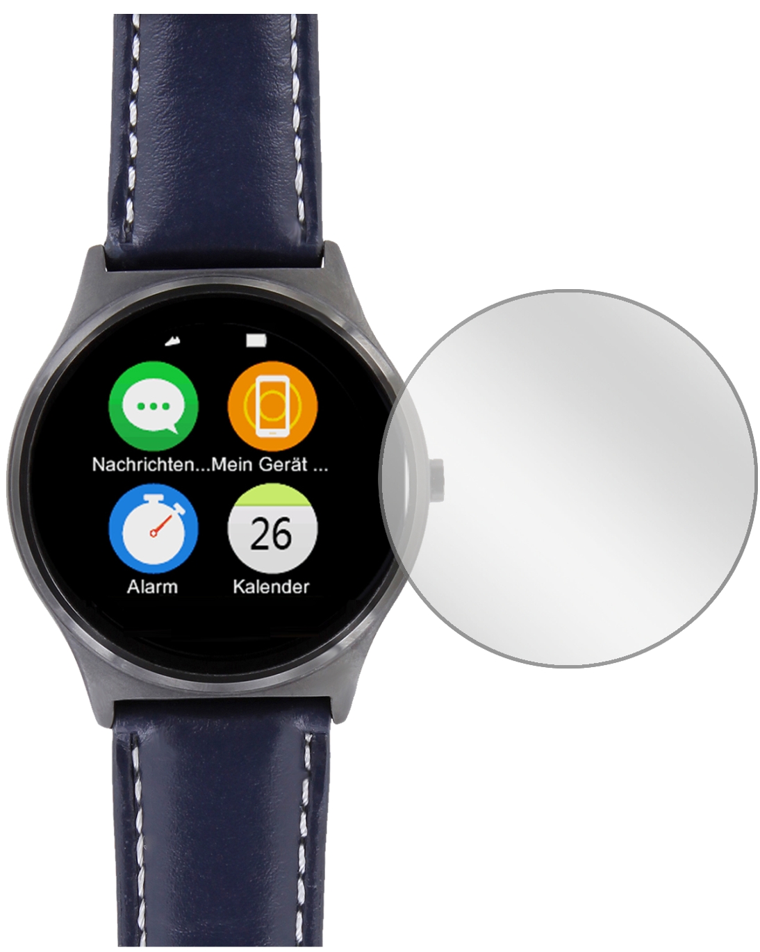 savvies 6 Pezzi Pellicola Protettiva per Garmin Descent Mk3i (51 mm) Protezione Schermo Trasparente