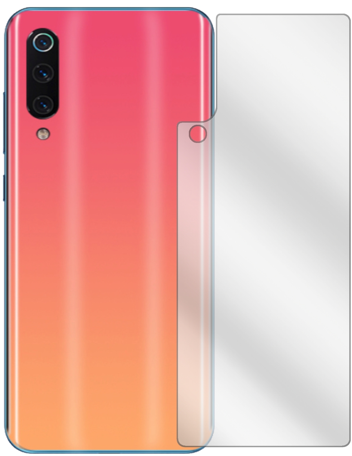 5x Pellicola Protettiva per Xiaomi Mi 9 SE posteriore Protezione Schermo Claro