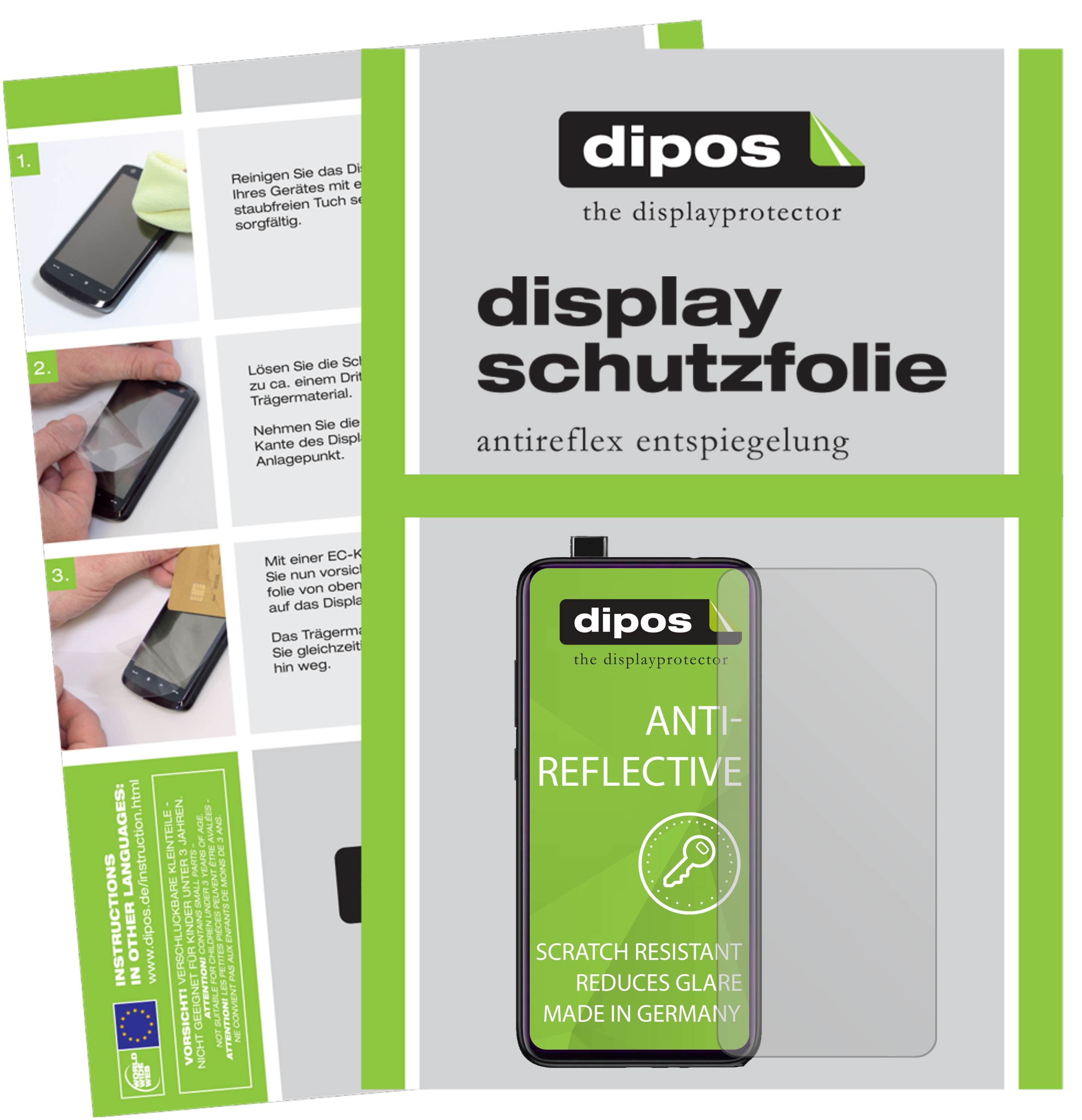 Dipos FLEX Pellicola Protettiva 3D Full Cover Per Xiaomi Mi Note 10 Pro: 2 Pezzi, Antiurto, Trasparente, Made In Germany - 3