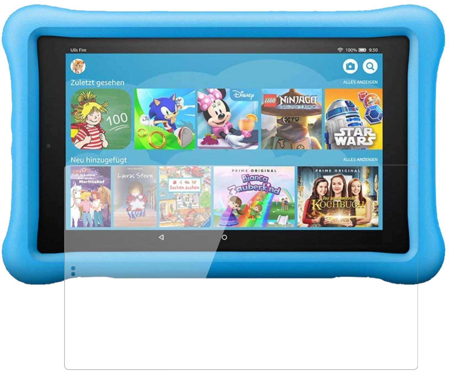 2x Pellicola Protettiva per Amazon Fire HD 10 Kids (2021) Protezione Schermo