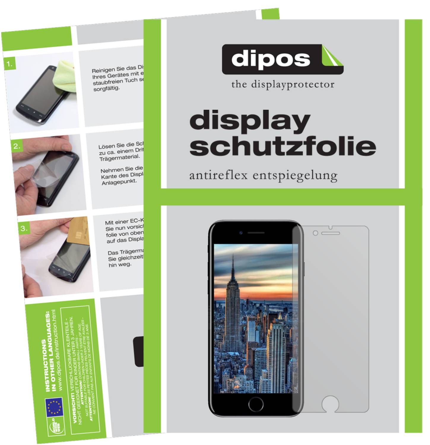 2x Pellicola protettiva opaca per Apple iPhone 13