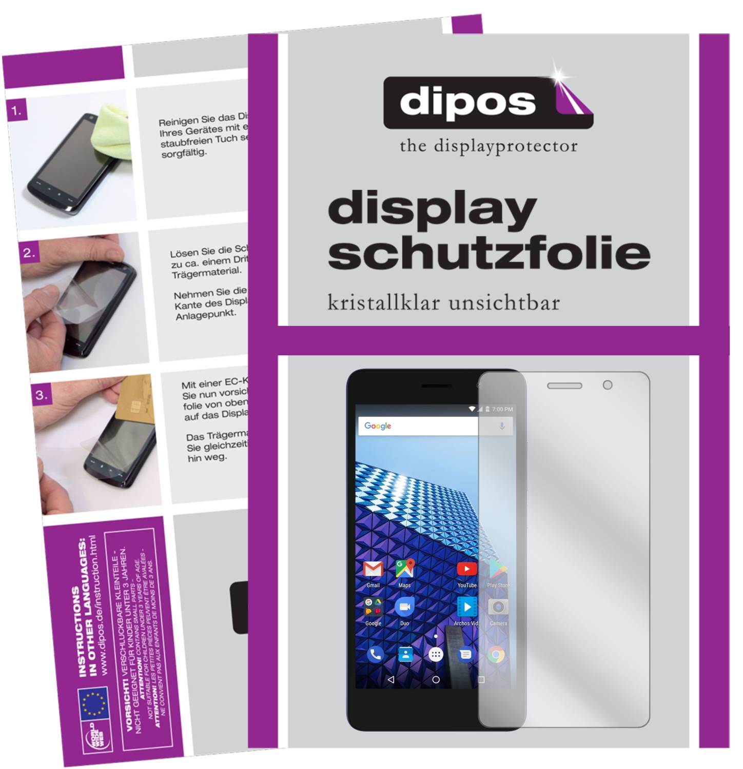 2x Pellicola per Nokia 8.1 Protettiva Protezione Vetro Flessibile 9H