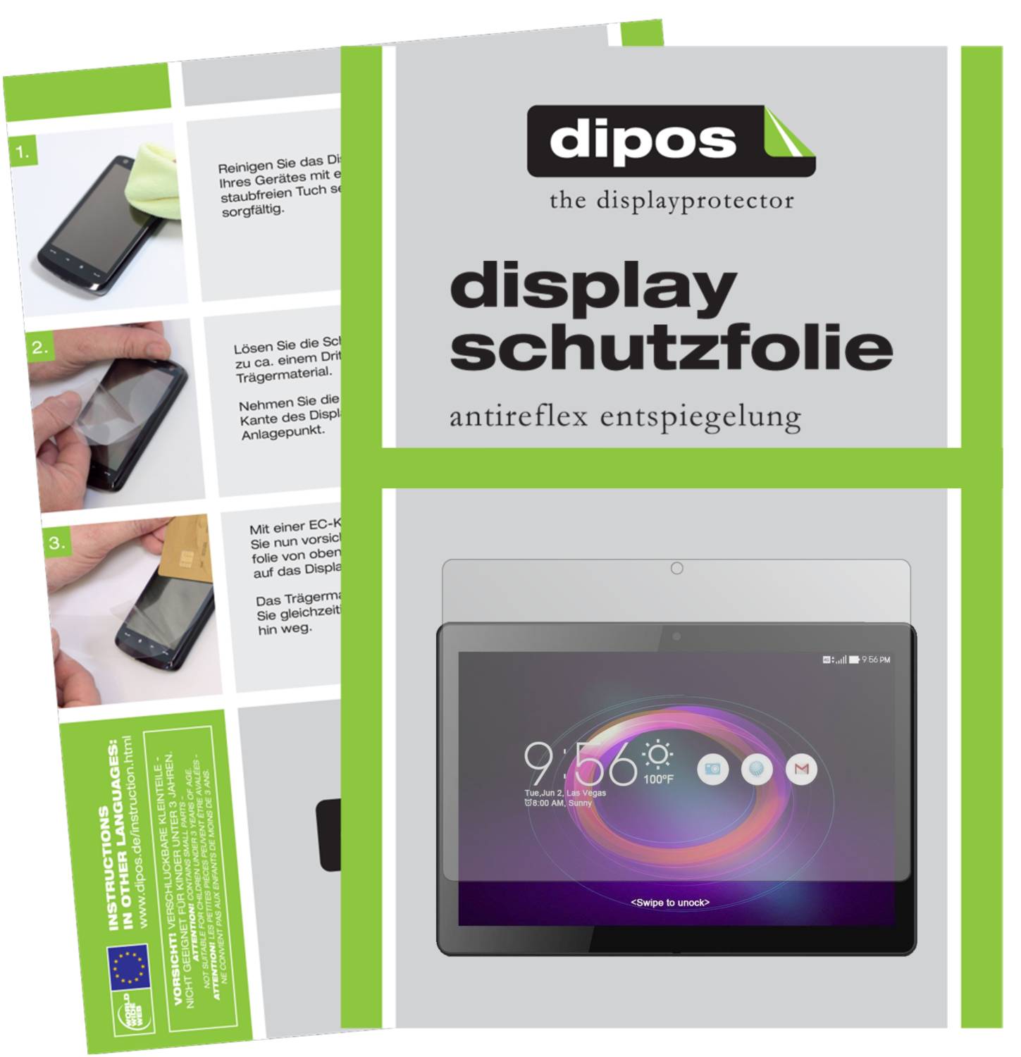 2 Pellicole Anti-Riflesso Per Kindle Paperwhite 2018 - Made In Germany - Foto 12