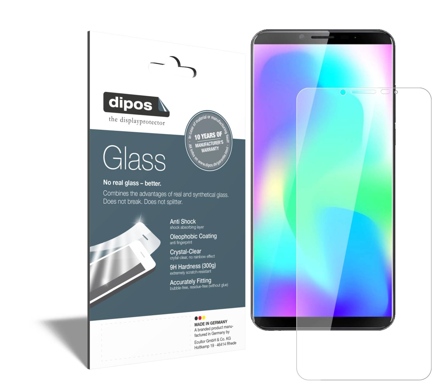 dipos I 6X Pellicola Protettiva Compatibile con Cubot X19 | WhichOne