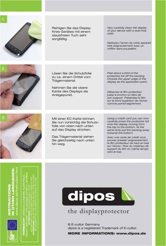Dipos Pellicola Protettiva Antiriflesso Per Xiaomi Redmi Note 9 Pro Max – Posteriore, Opaca, Anti-impronte, 2 Pezzi, Made In Germany