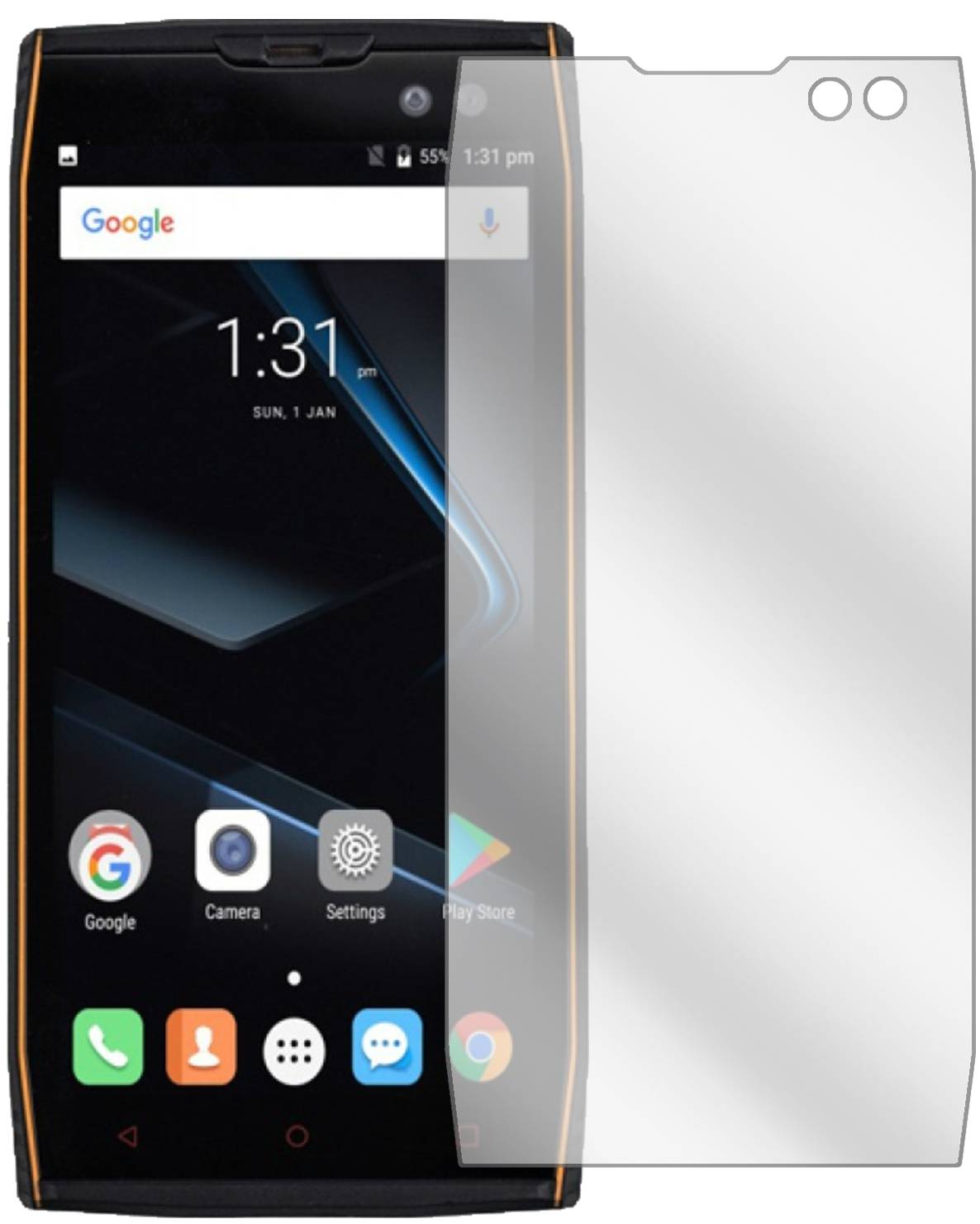 Dipos 6 Pellicole Protettive Crystalclear Per Doogee S50 - Protezione Schermo Anti Graffio, Made In Germany, Taglio Laser