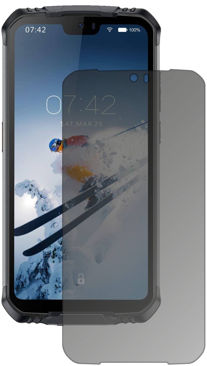 Protecteur D'Écran Hydrogel De Confidentialité Anti-espion Pour Doogee