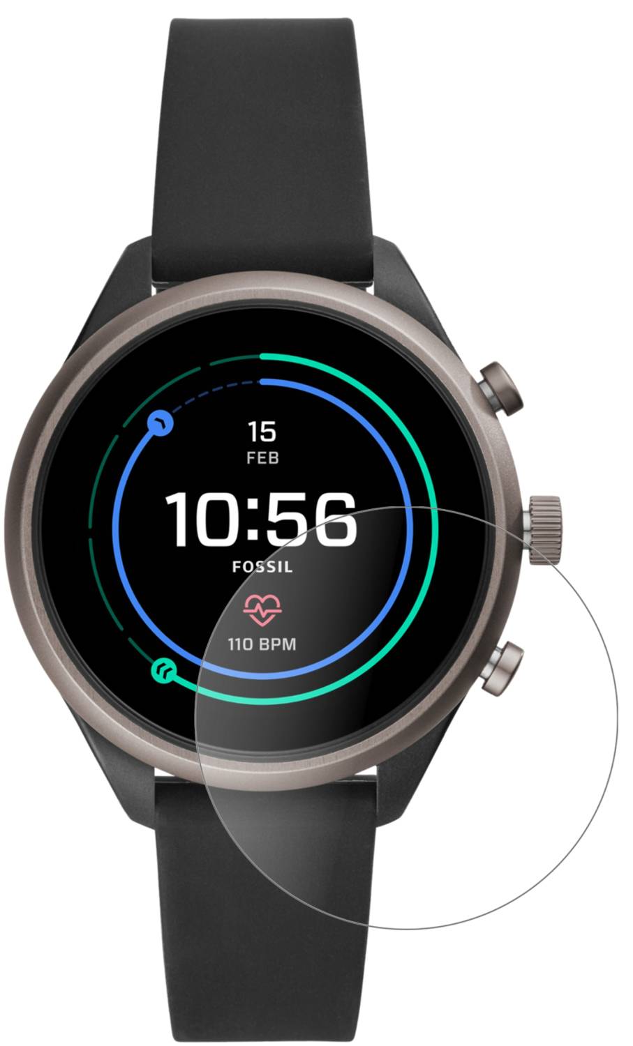 Pellicola Protettiva per Fossil Gen 5 Smartwatch Protezione opaco Vetro