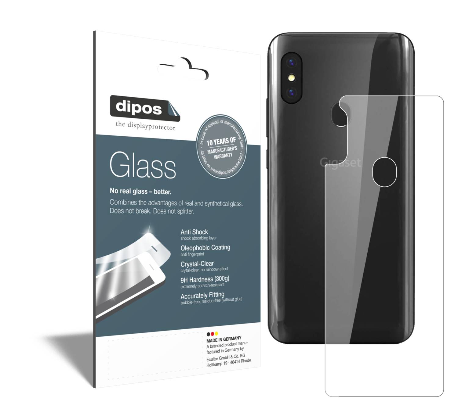 2x Pellicola per Gigaset GS290 Protettiva Protezione Vetro Flessibile