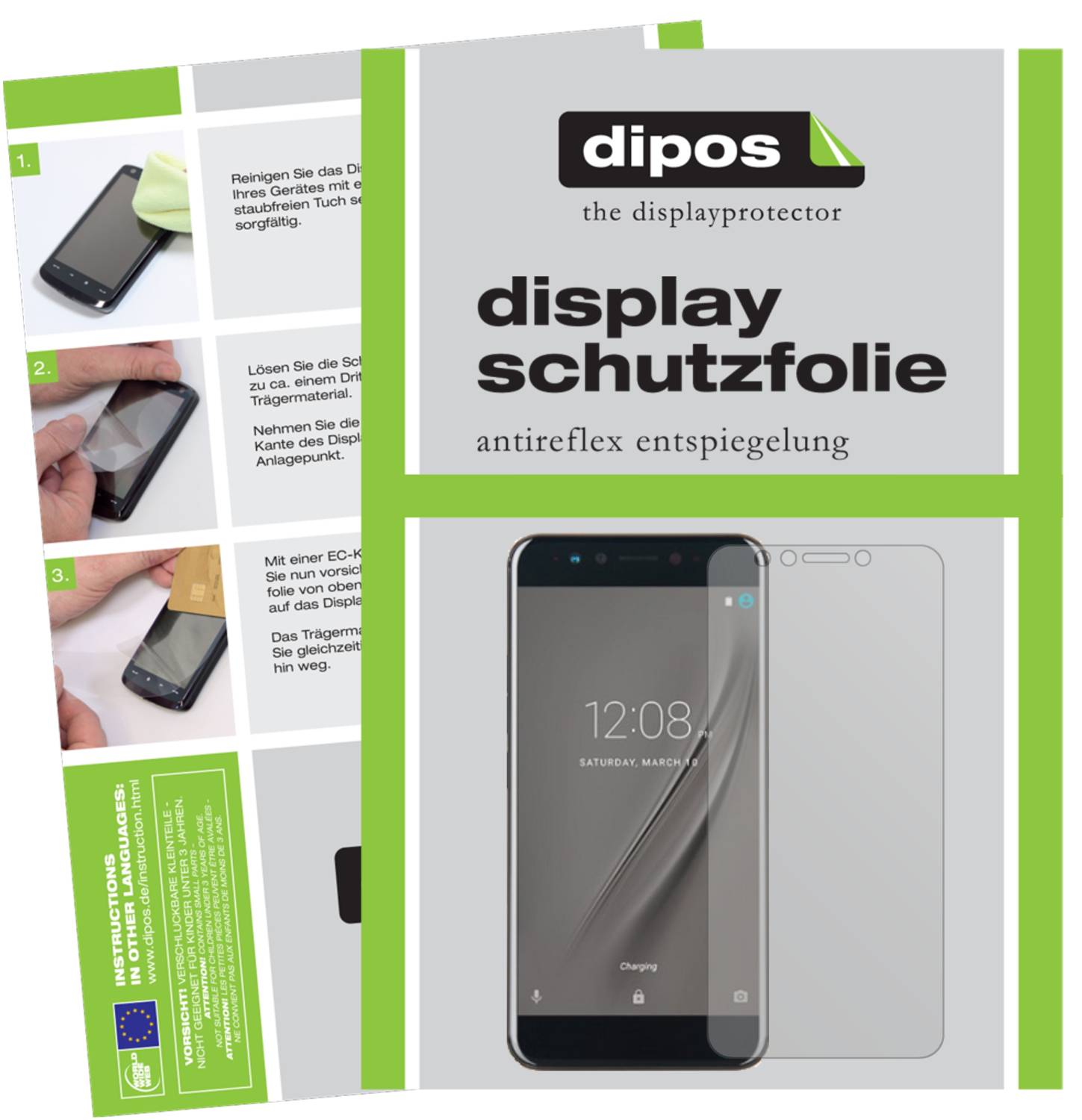 Dipos 6X Pellicola Protettiva Antiriflesso Per Nokia 5.1 Plus - Opaca, Anti-impronta, Taglio Laser Made In Germany