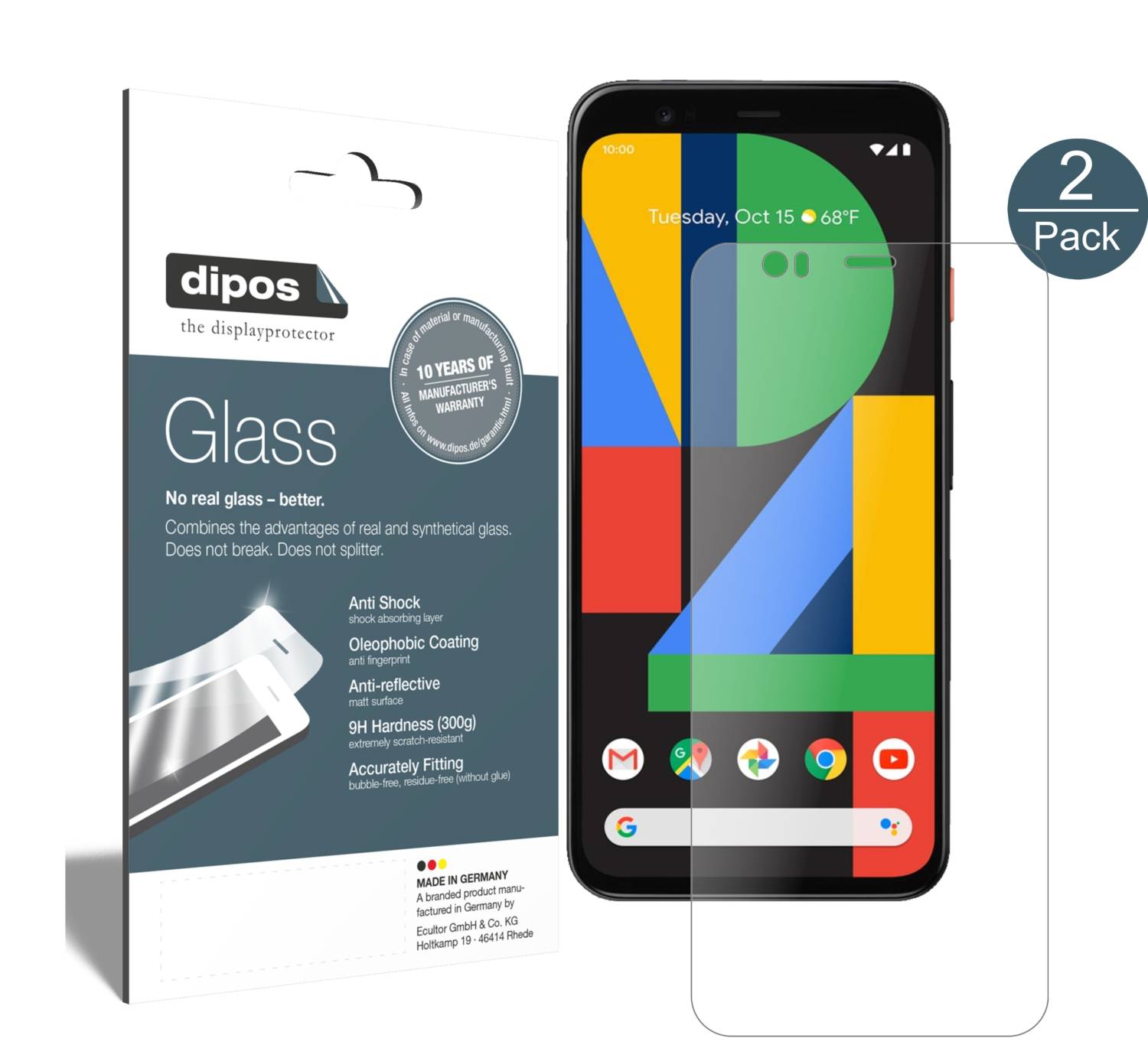 dipos I 2X Pellicola Protettiva Opaco Compatibile con Xiaomi Poco F4 GT Protezione Vetro Flessibile 9H