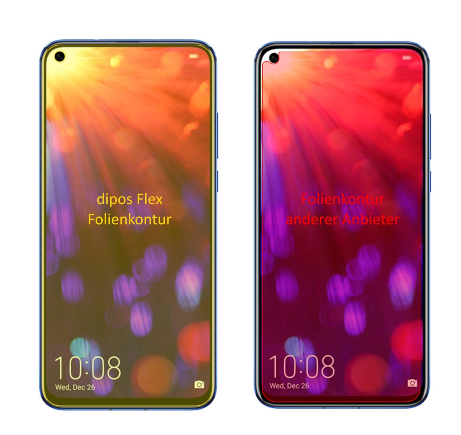Pellicola Protettiva Dipos FLEX Per Huawei Honor View 10 - 3 Pezzi - 3