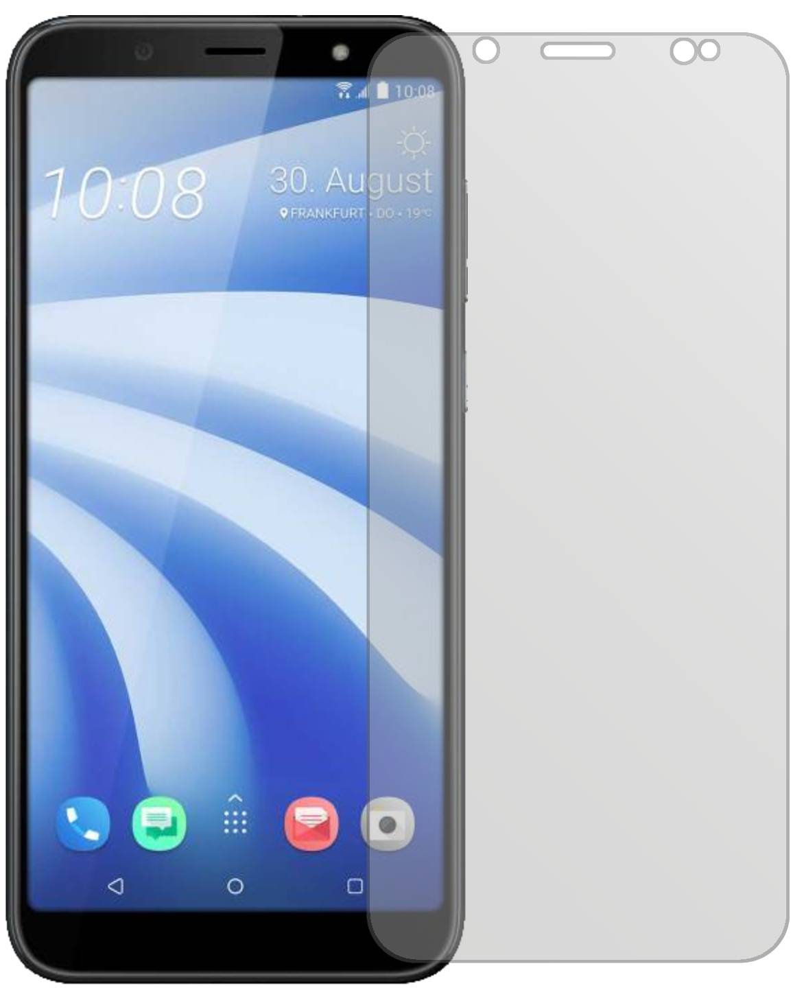 2x Pellicola per HTC U11 Plus Protettiva Protezione Schermo Antiriflesso dipos