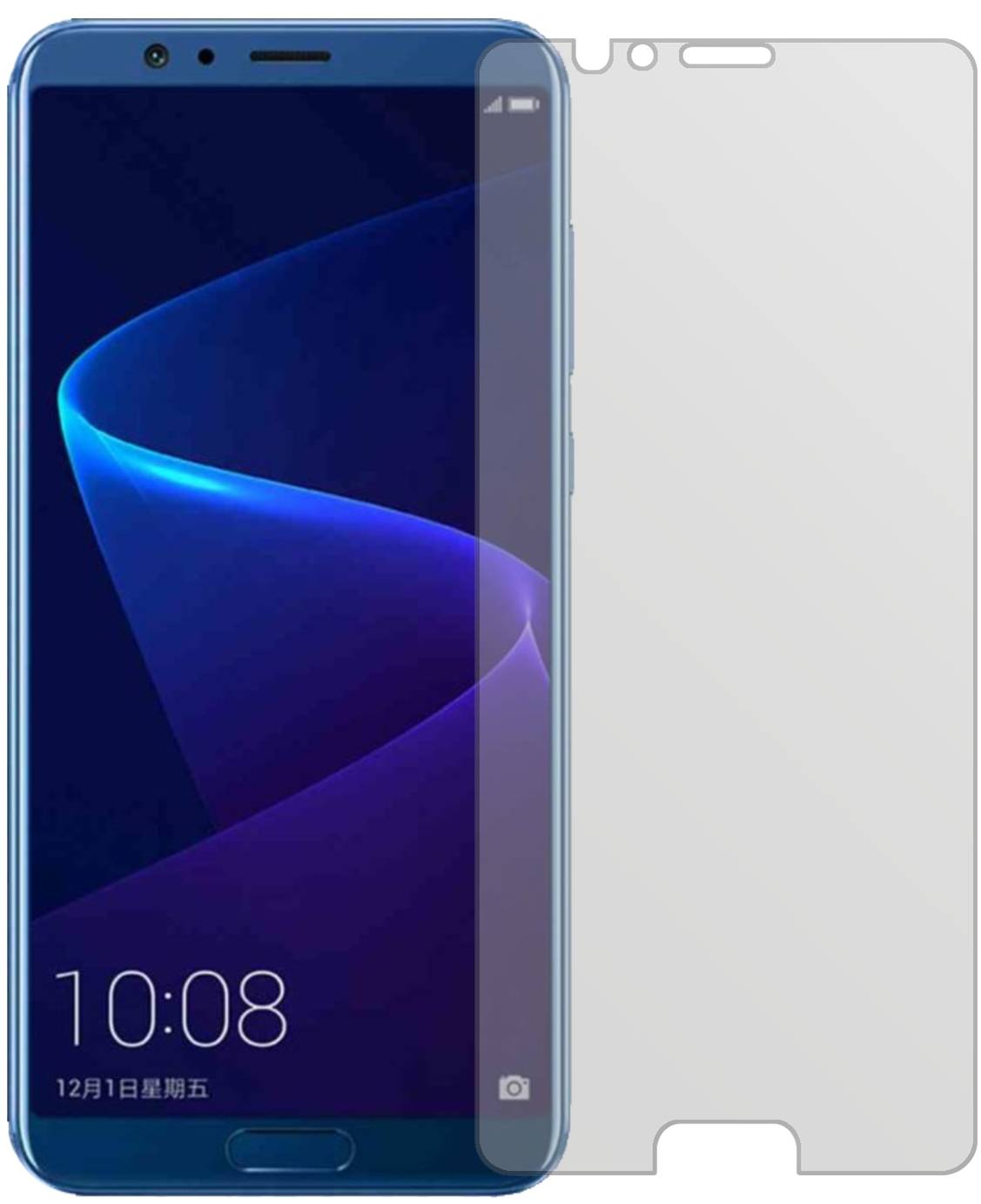 Dipos Pellicola Protettiva Antiriflesso Per Huawei Y7 (2017) – 2 Pezzi – Vetro Opaco Anti-impronta – Made In Germany