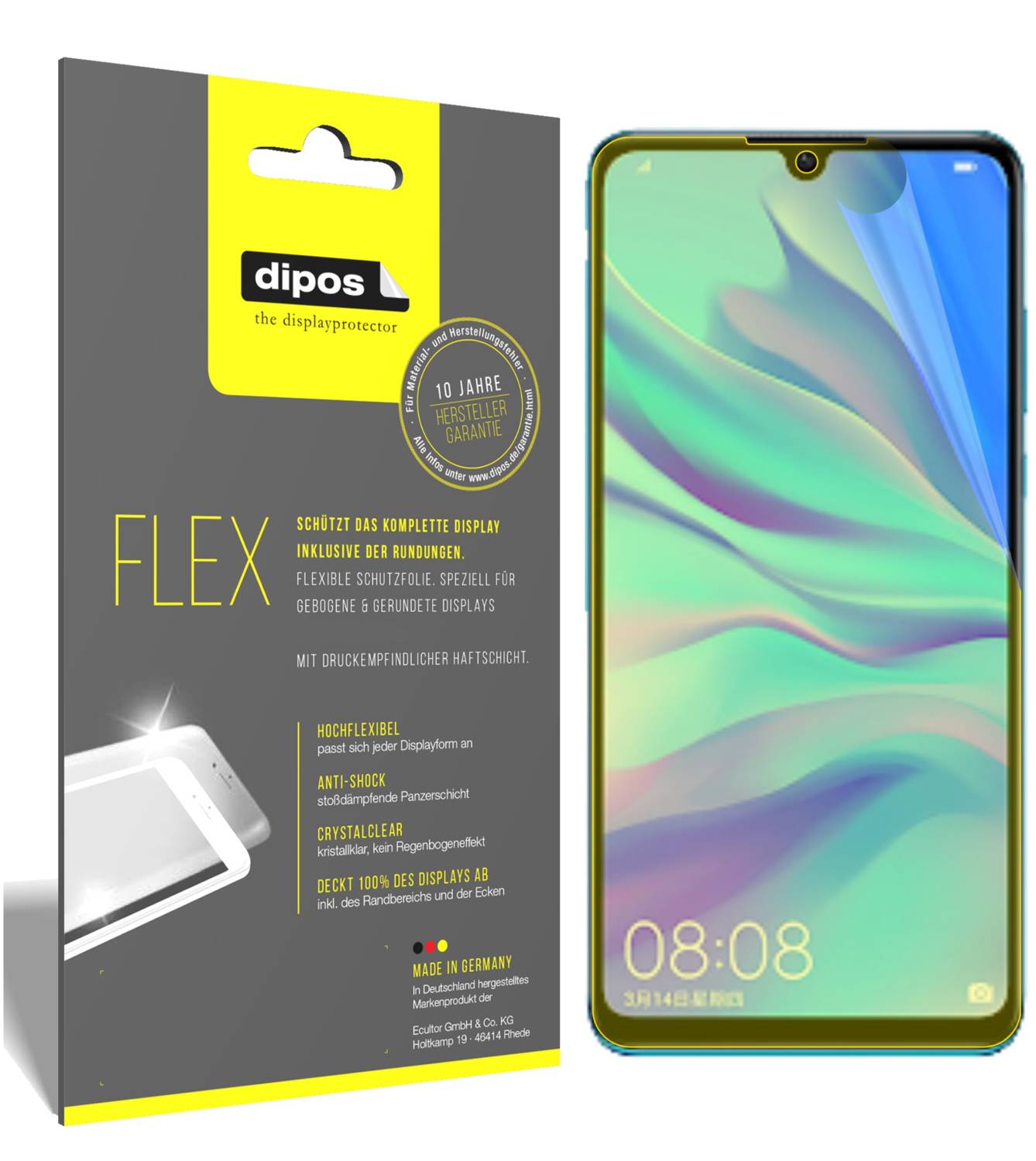 2x Pellicola Protettiva Compatibile Con Huawep30 Pro New Edition Pellicola Dprotezione 3d Full Cover 4051837524616