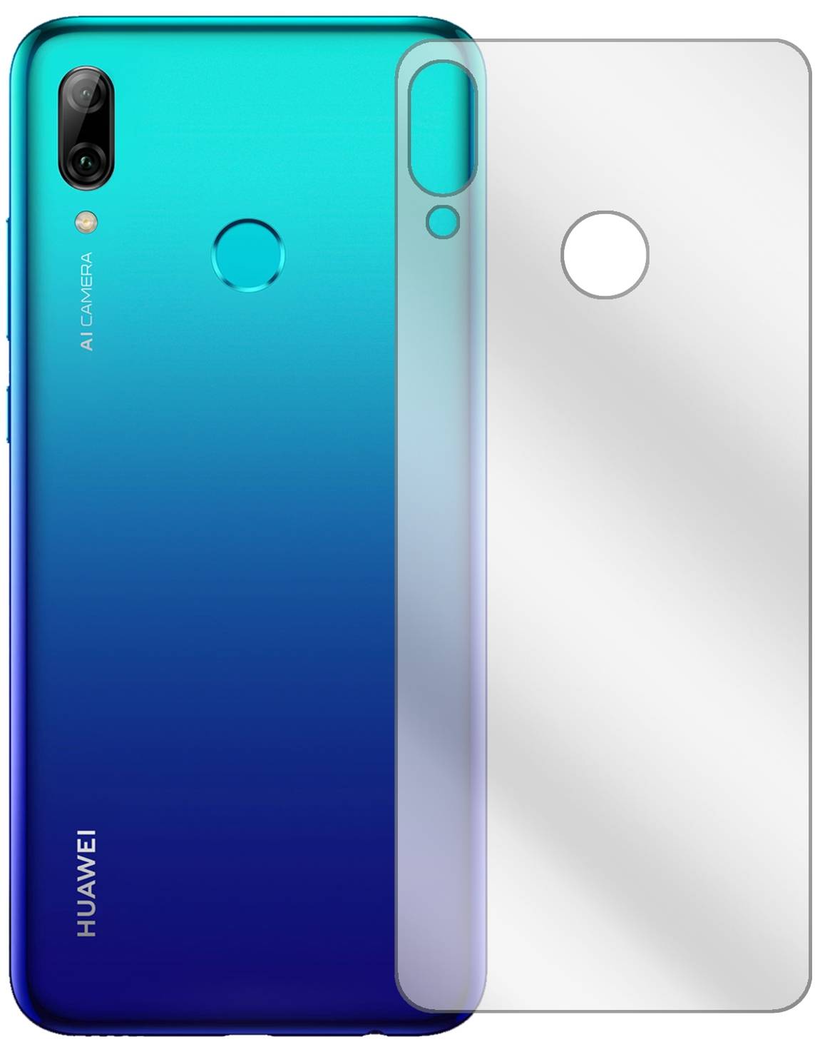 2X Pellicola Protettiva Posteriore Per Huawei P Smart Z (2019) – Protezione Cristallo Anti Graffio, Made In Germany