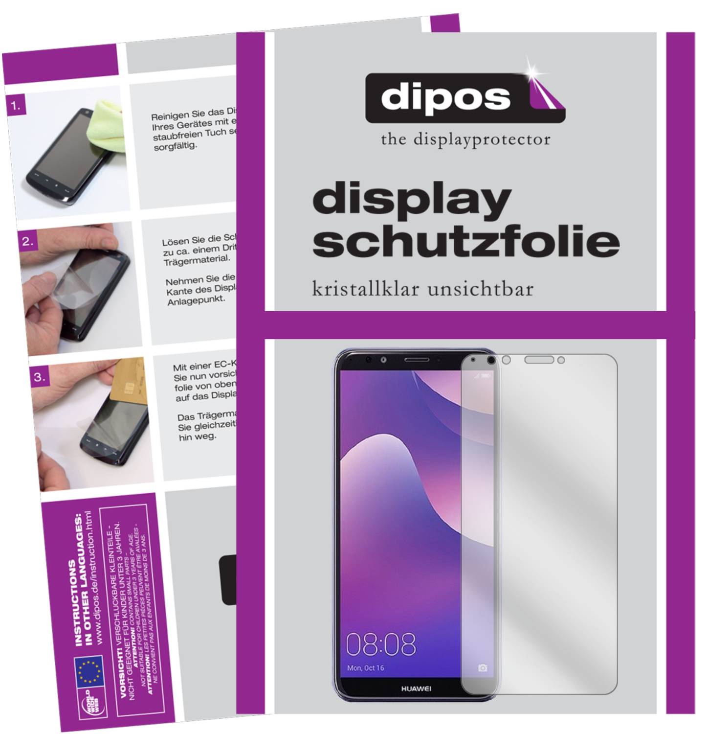 dipos I 2X Pellicola Protettiva Compatibile con Nokia 105 (2019