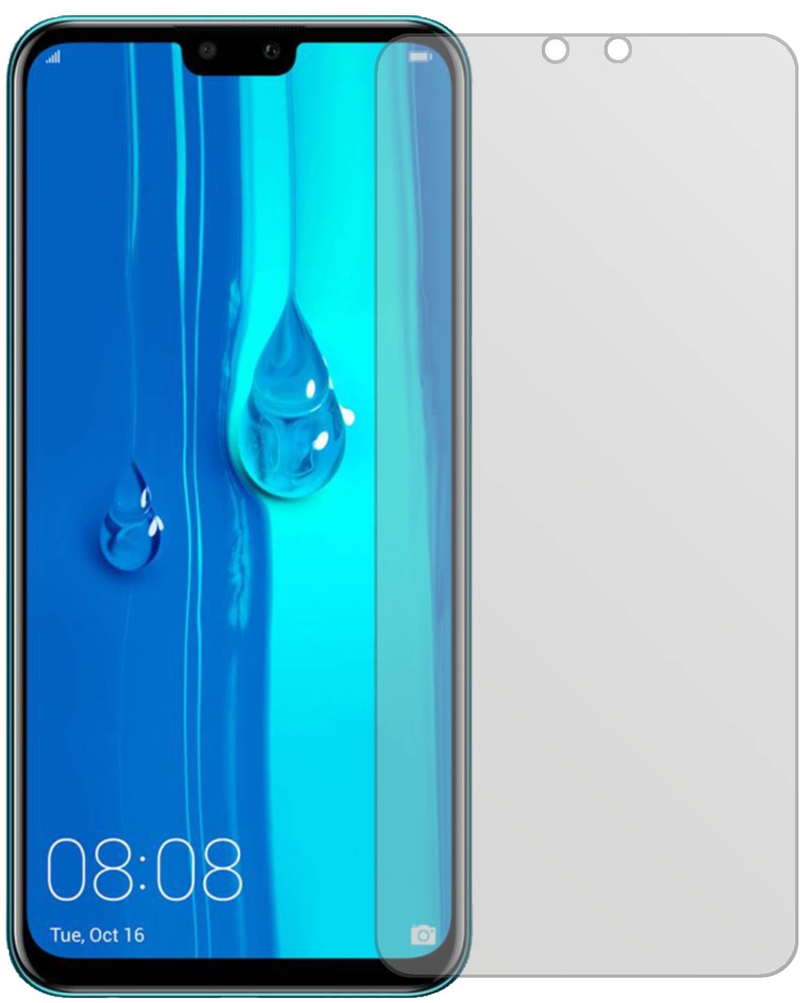 Dipos 6x Pellicola Protettiva Antiriflesso Per Huawei P Smart Plus (2019) – Opaca, Anti-impronta, Made In Germany - 3
