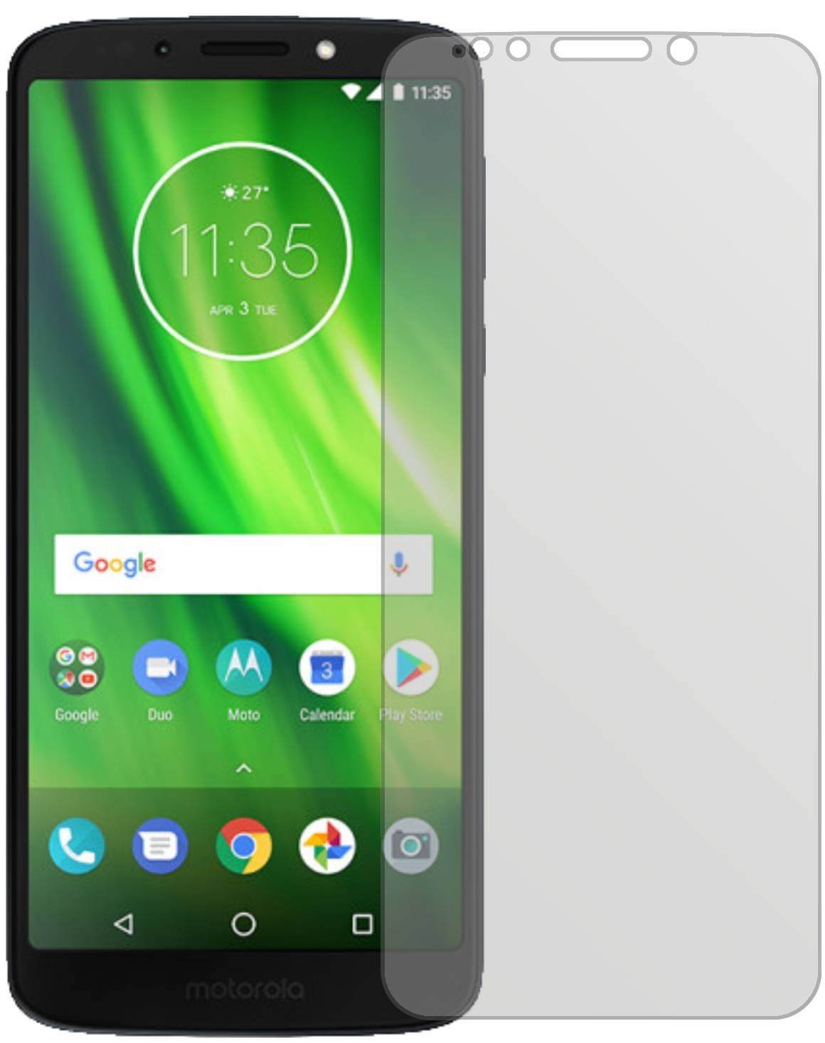 Dipos 2x Pellicola Protettiva Antiriflesso Per Lenovo Moto G6 Play - Opaca E Anti-impronta (Made In Germany)