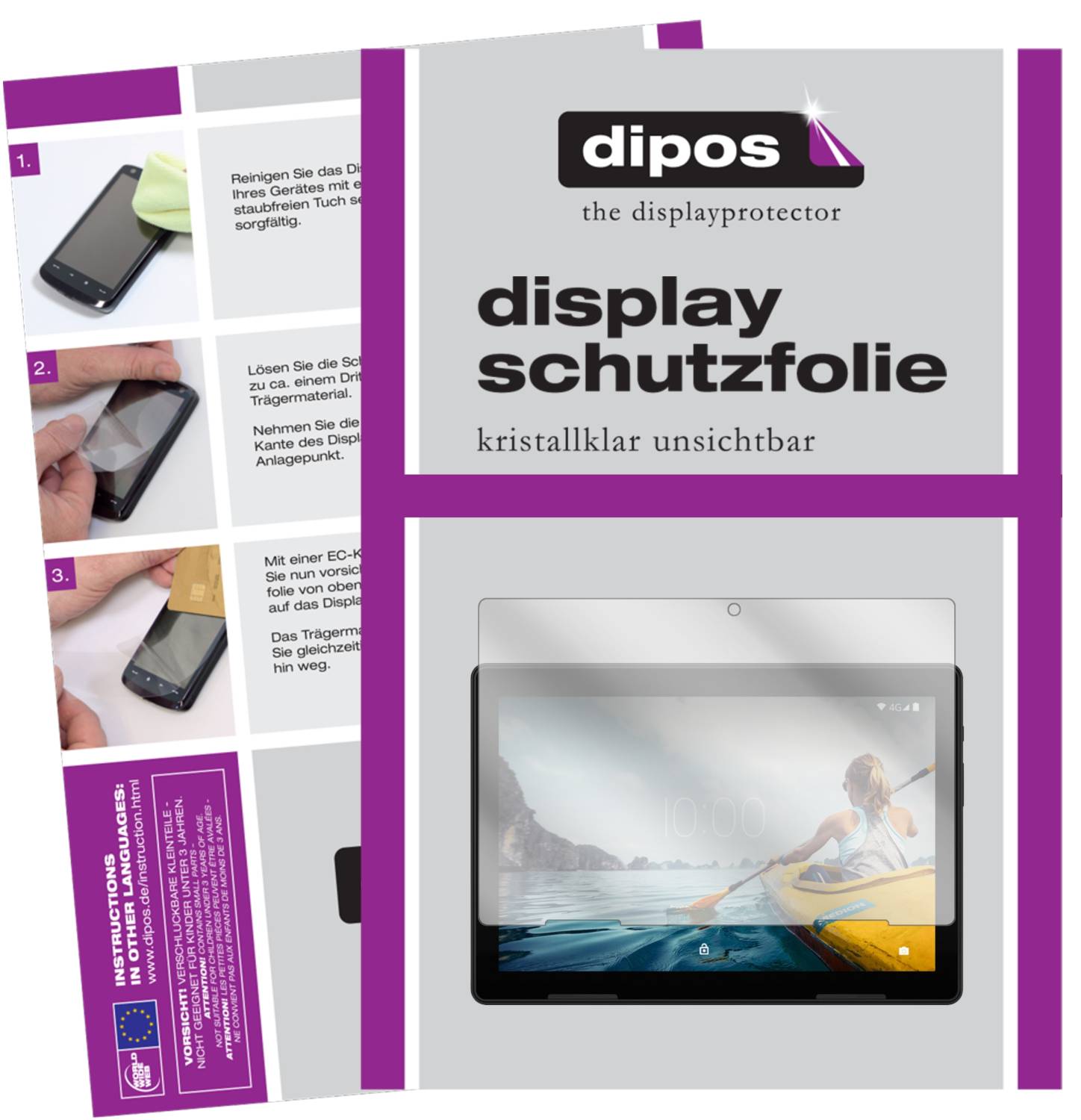 dipos I 2x Pellicola Protettiva antiriflesso Compatibile con Huawei