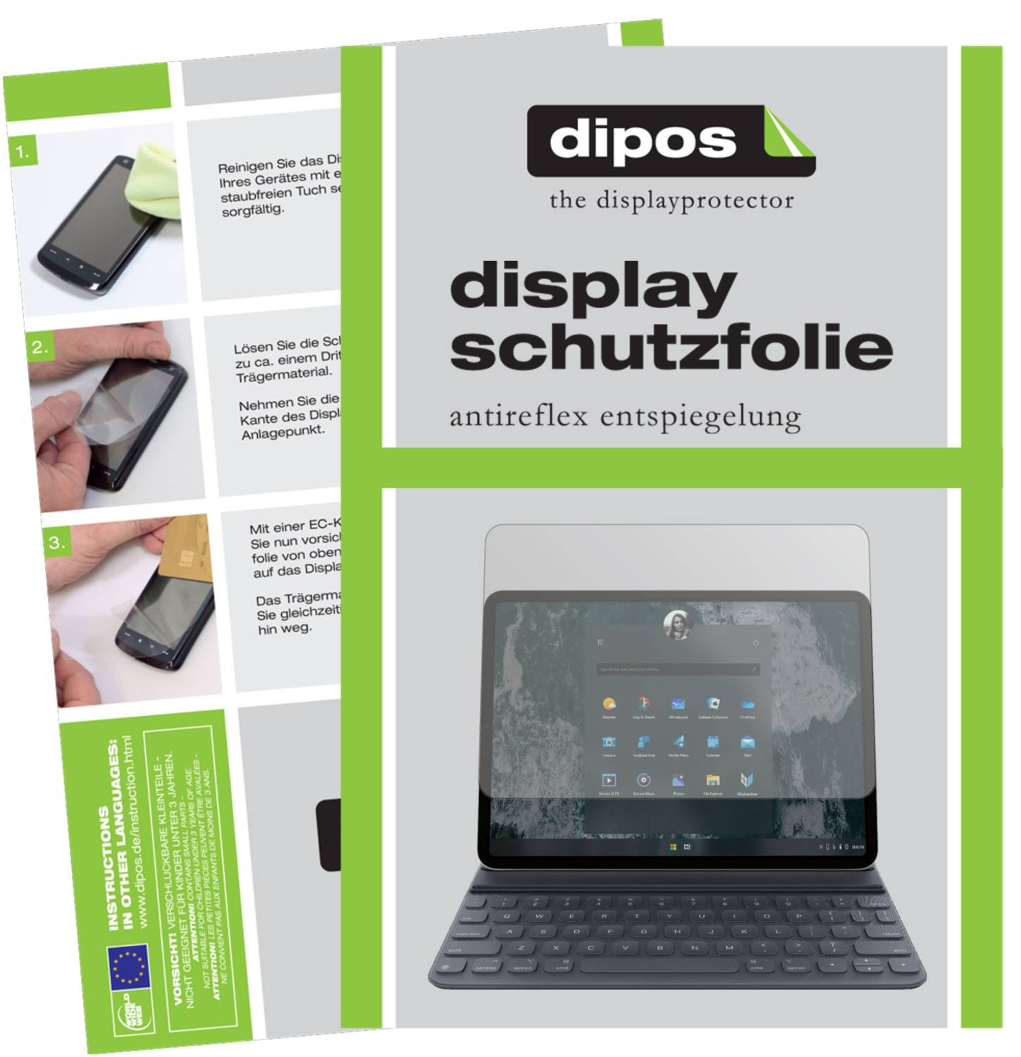 brotect Pellicola Protettiva Opaca per Microsoft Surface Laptop Go Pellicola Protettiva Anti-Riflesso (2 Pezzi