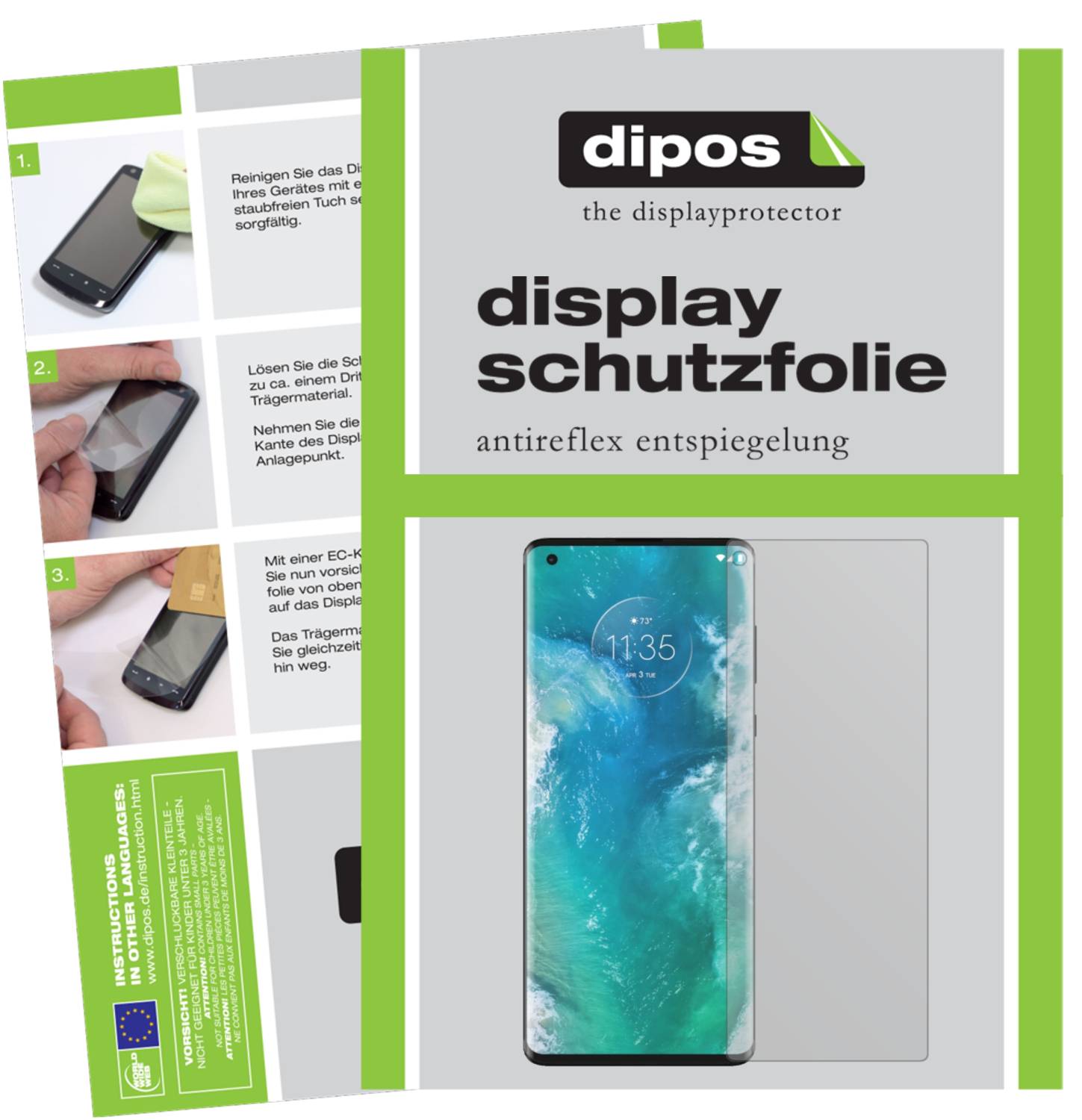 6 Pellicole Antiriflesso Dipos Per Motorola Moto G5s – Made In Germany, Opache, Anti-impronta - 4