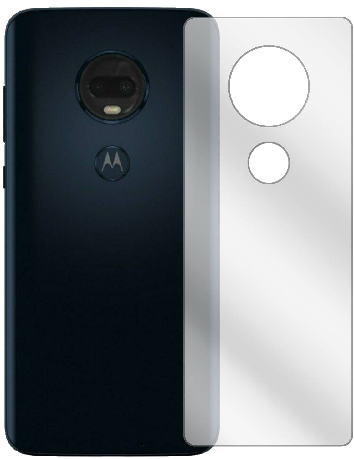 6x Pellicola per Motorola Moto G7 Plus posteriore Protettiva Protezione Schermo