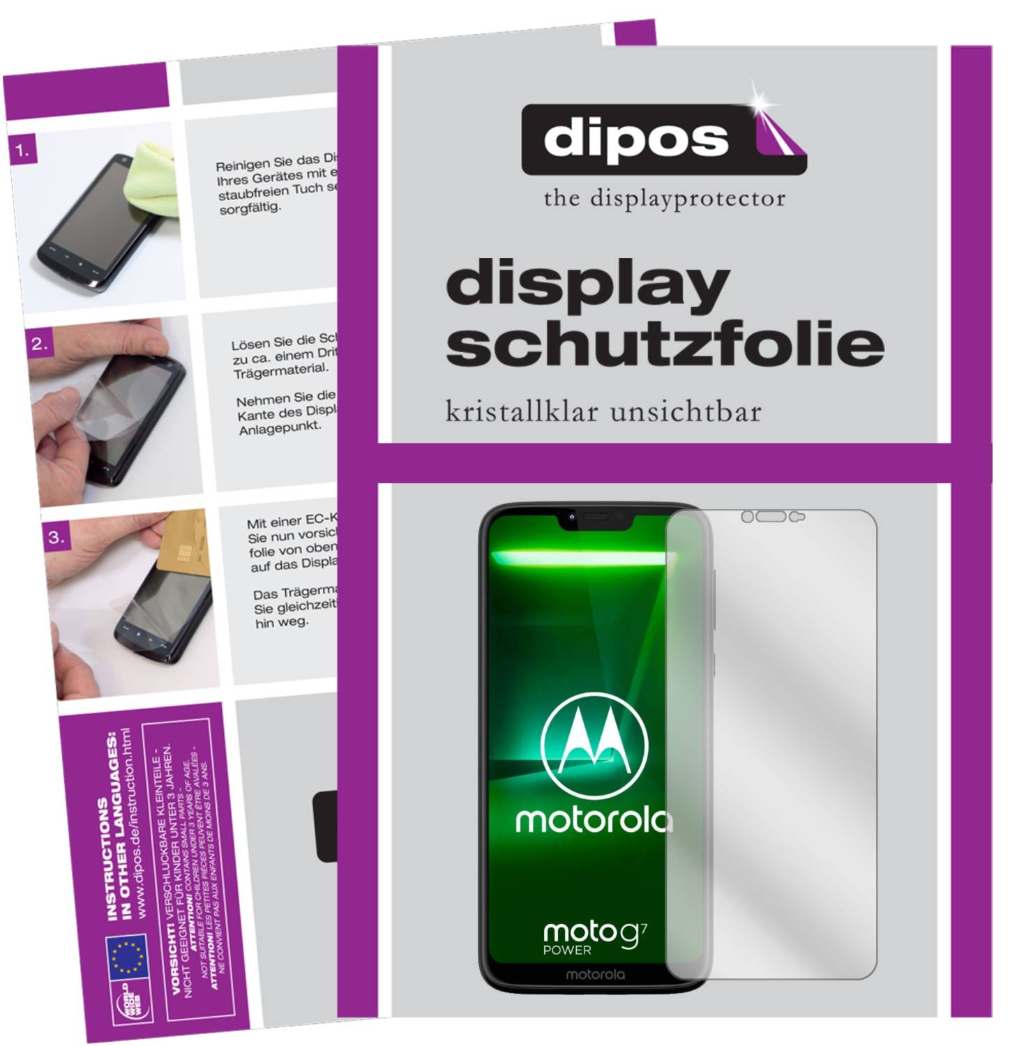 TIANDIMY Custodie Personalizzate + Pellicola Protettiva per Motorola