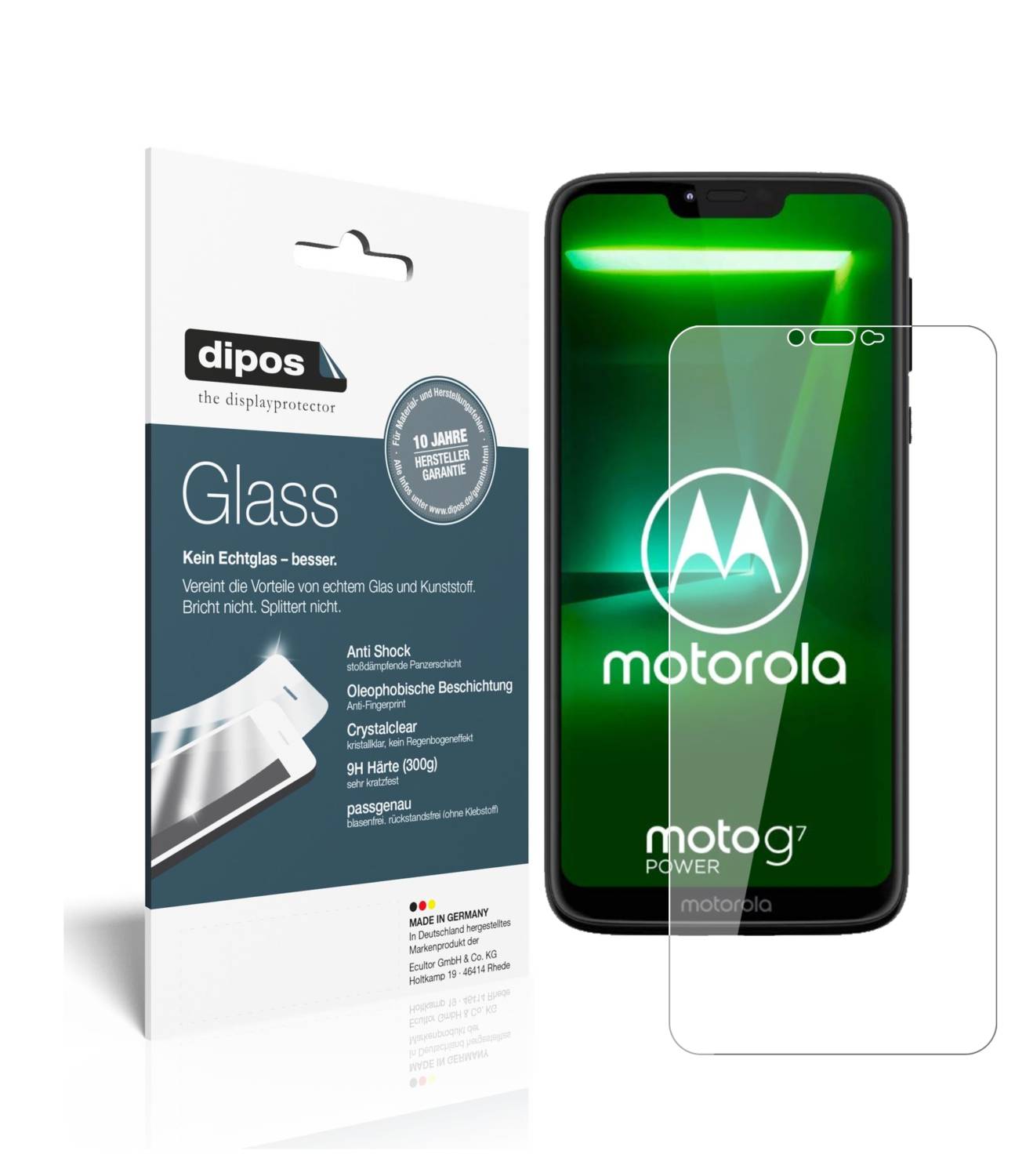 TIANDIMY Custodie Personalizzate + Pellicola Protettiva per Motorola