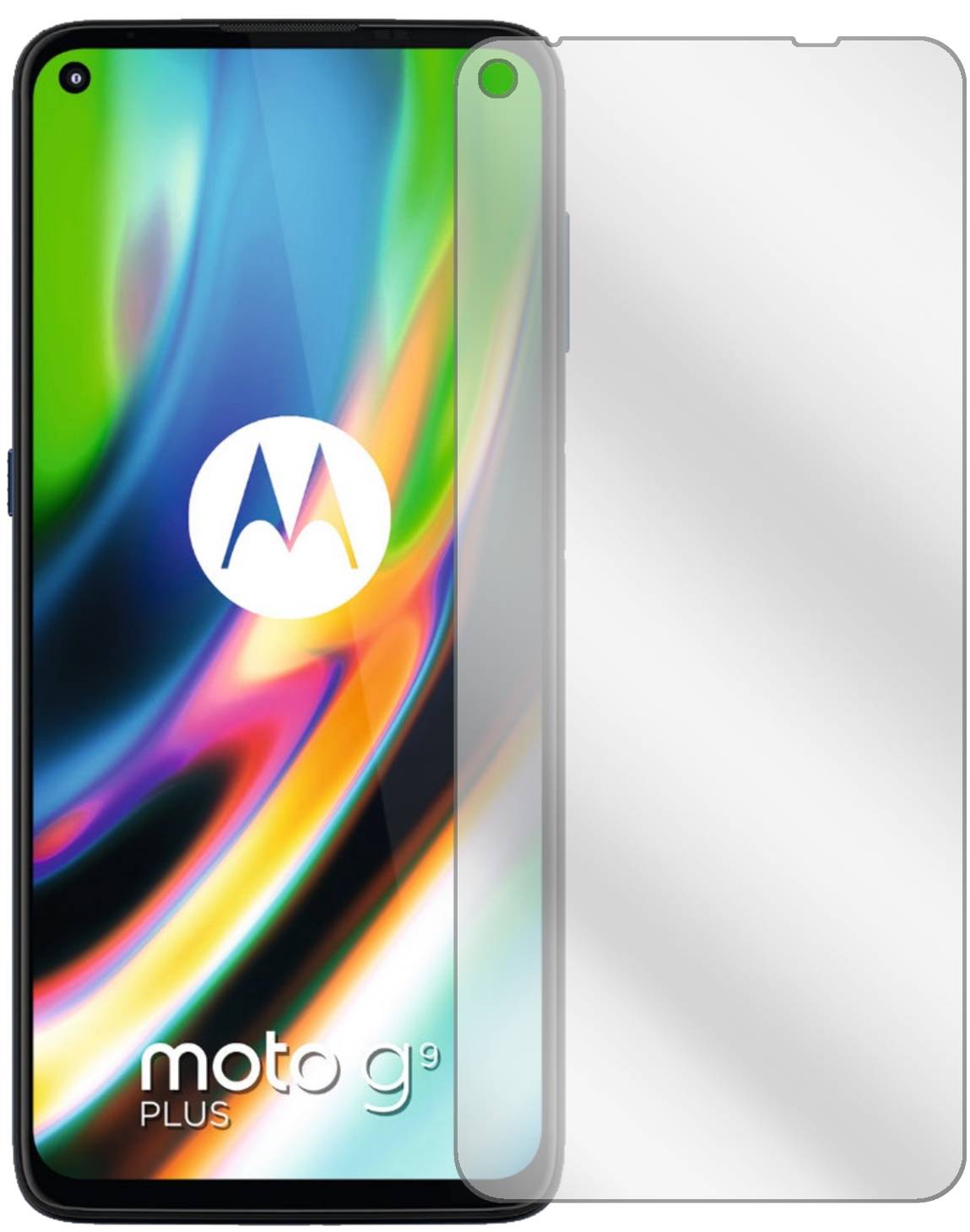 Dipos I 6X Pellicola Protettiva Per Motorola Moto G9 Plus – 3 Anteriori + 3 Posteriori, Taglio Laser, HD, Trasparente, Anti-graffio, Made In Germany