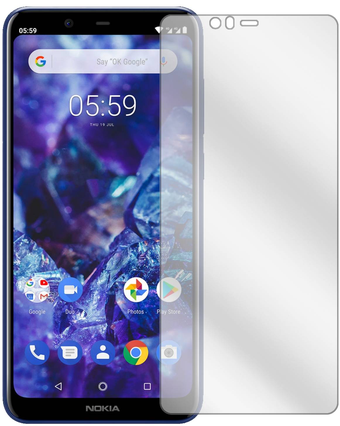 2x Pellicola per Oukitel K10000 Max Protettiva Protezione Cristallo dipos