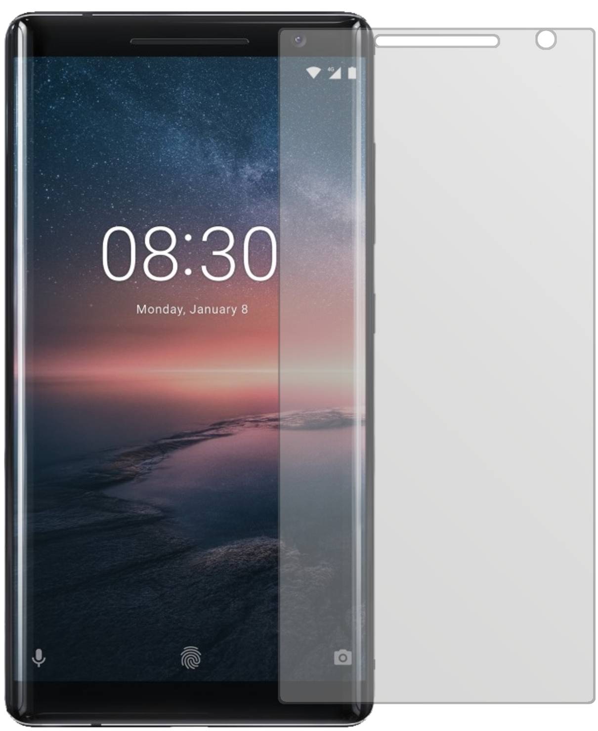 Pellicola Protettiva per Doogee S61 Pro Protezione Schermo Antiriflesso dipos