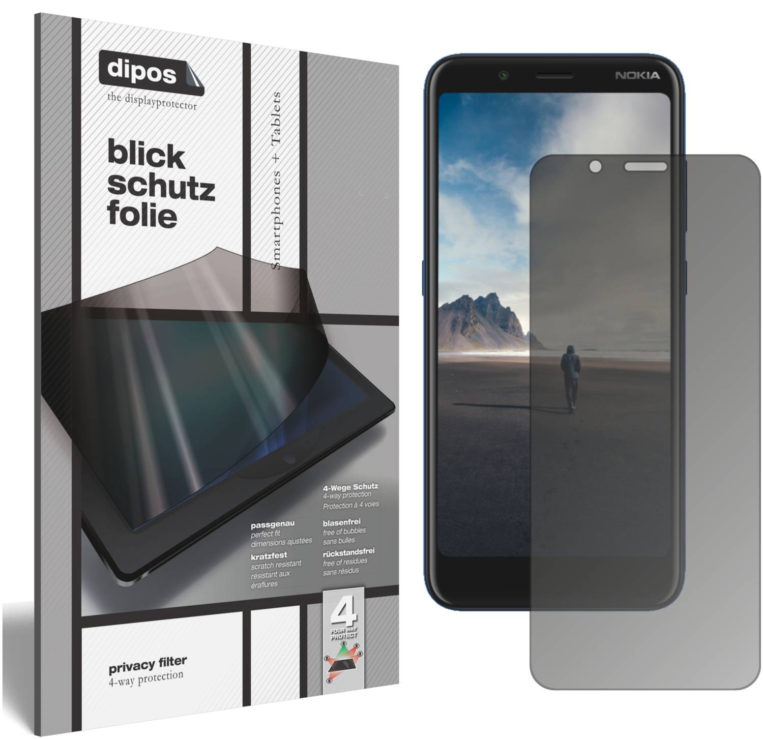Pellicola Protettiva ZenGlass Per Xiaomi Redmi Note 5A – Flessibile E Resistente 9H, Anti-impronta, Realizzata In Germania, Spessore 0.25 Mm
