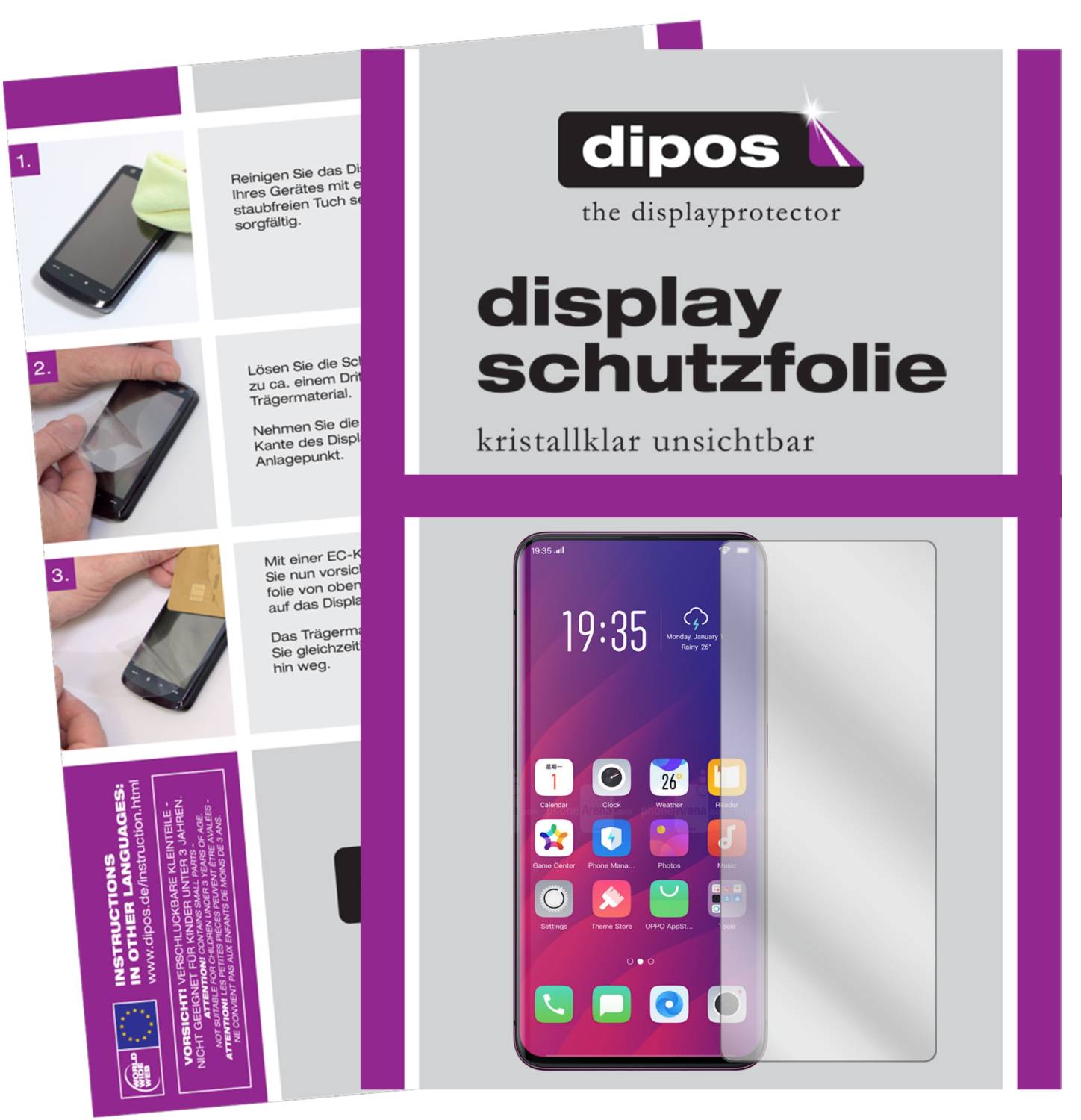 Pellicola Protettiva Dipos Crystalclear Per Nokia 5.1 – Confezione Da 2 – Made In Germany, Taglio Laser, Invisibile - 2