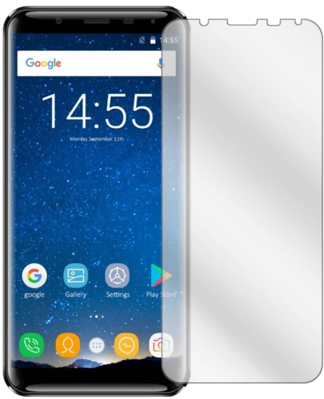 Dipos Pellicola Protettiva In Vetro Per Oukitel K5000: 2 Pezzi, Cristallo, HD, Made In Germany, Taglio Laser - 4